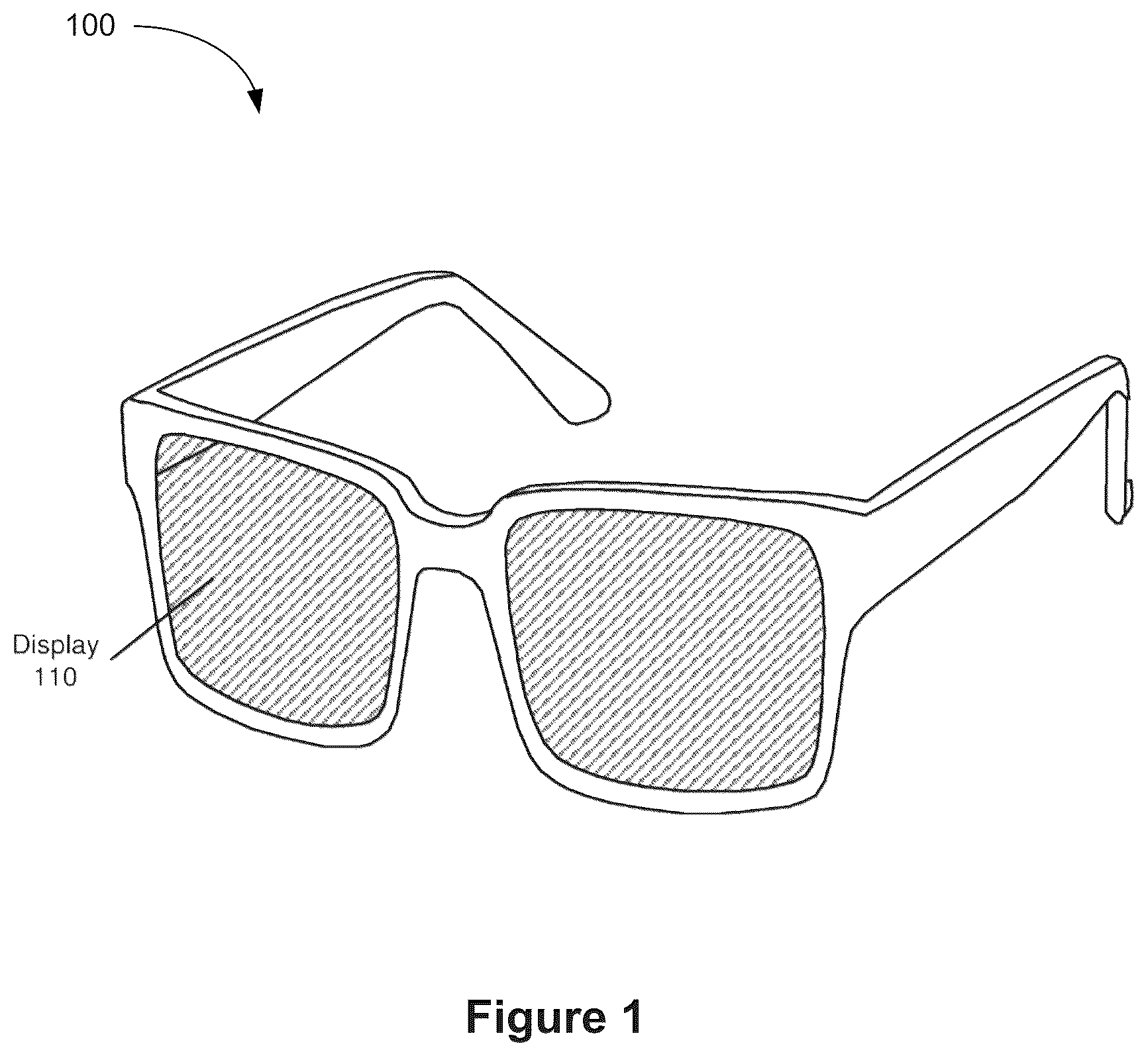 Patent US12147046 Figure 1 – Optical assembly with holographic optics for folded optical path