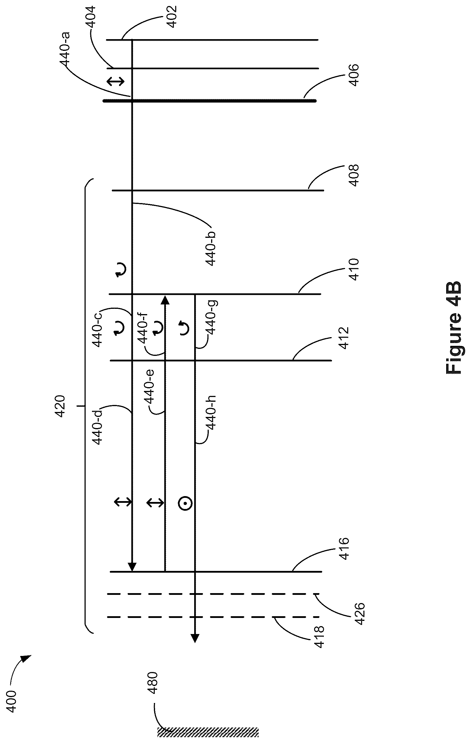 Patent US12147046 Figure 5 – Optical assembly with holographic optics for folded optical path