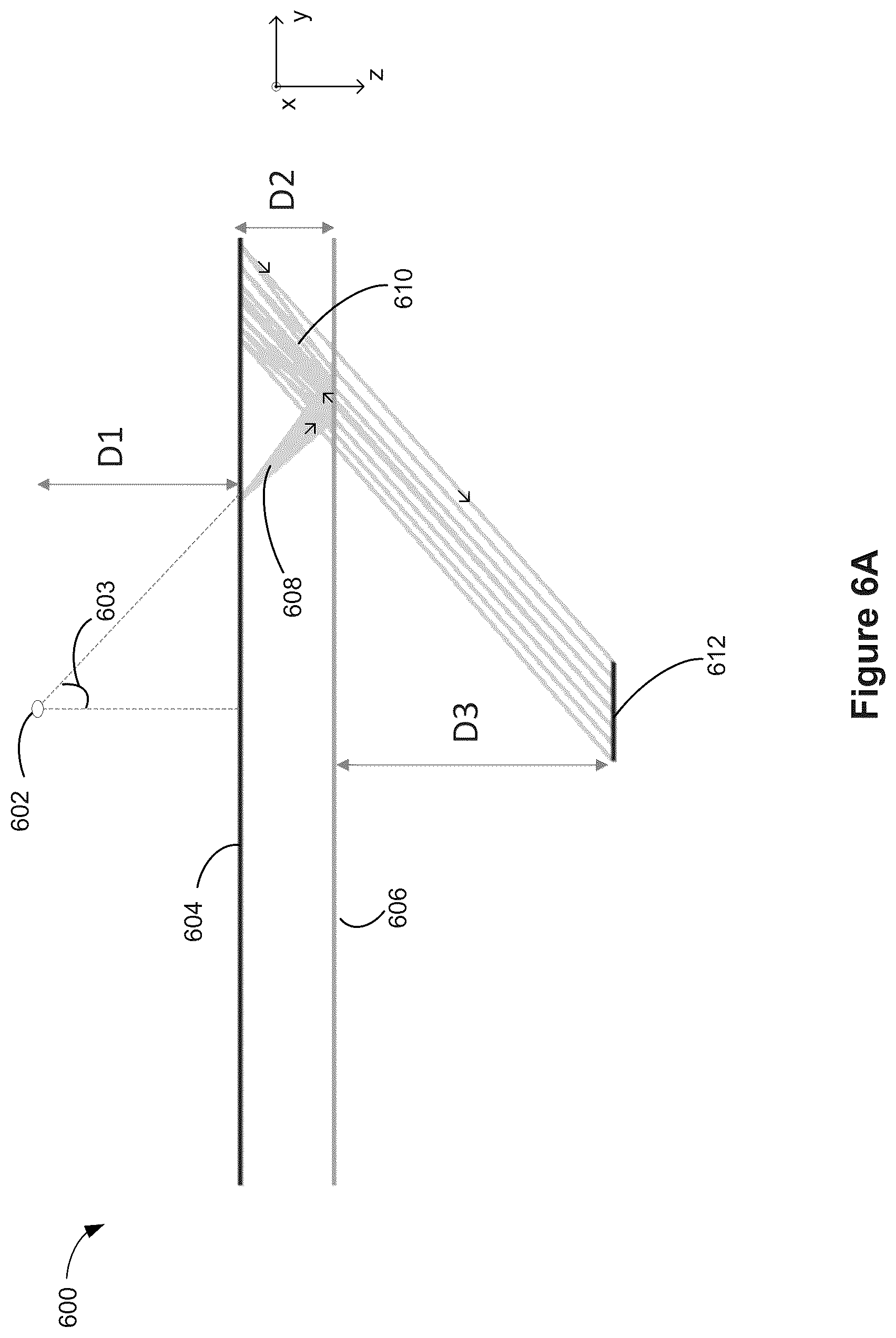 Patent US12147046 Figure 11 – Optical assembly with holographic optics for folded optical path