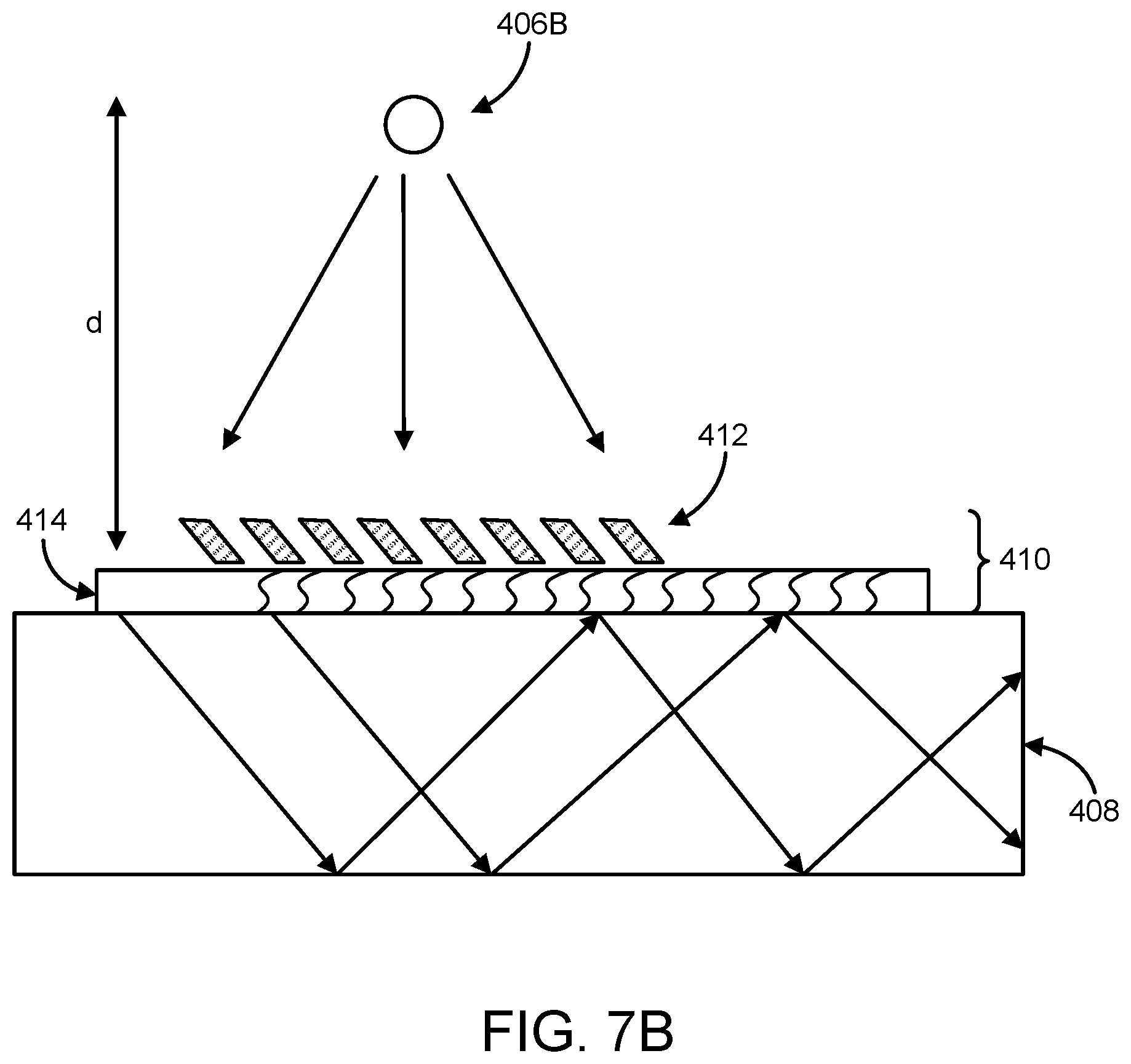 Patent US12147047 Figure 8 – Methods, apparatuses and computer program products for providing transmission chirped volume bragg grating based compact waveguide in-couplers for light sources
