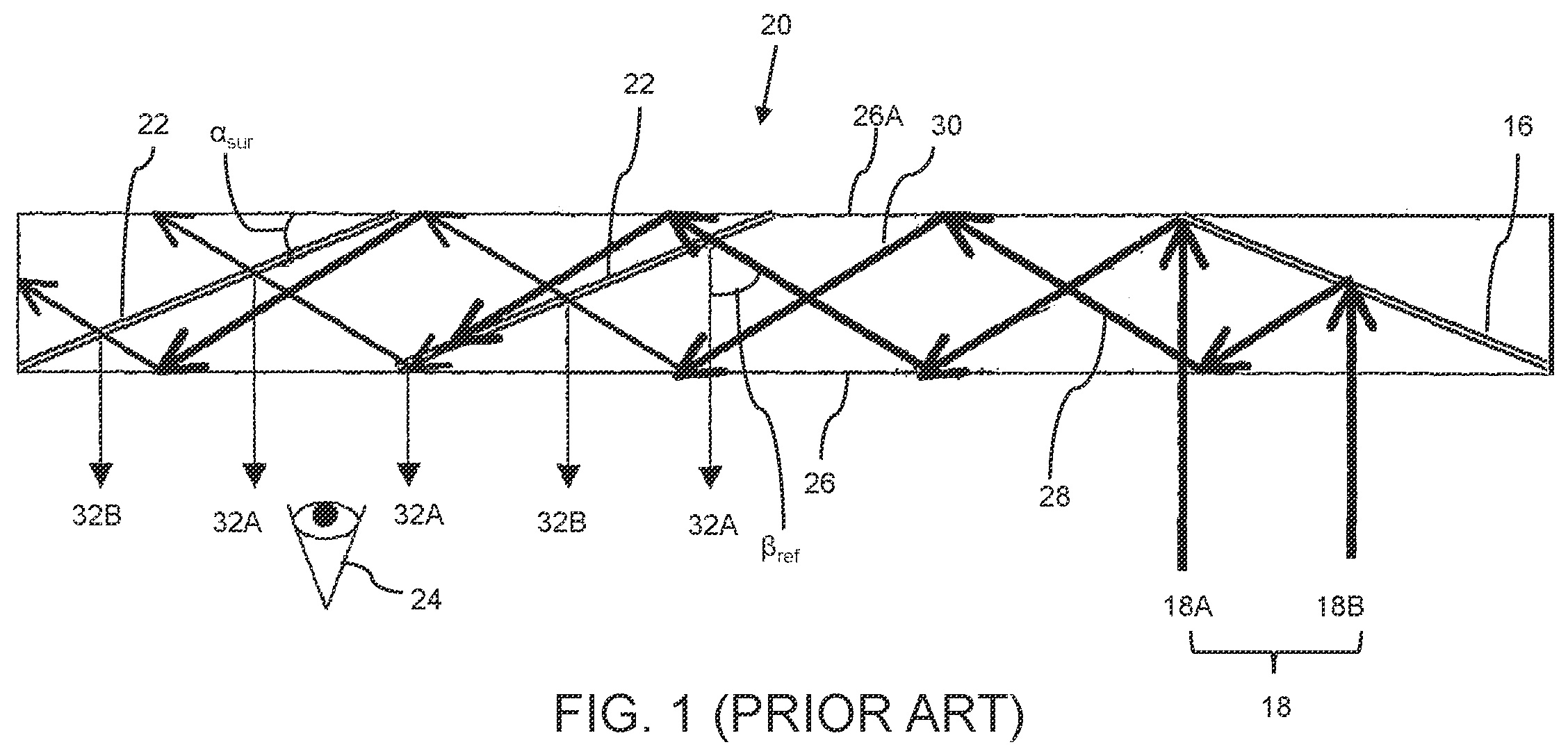 Patent US12147054 Figure 1 – Apparatus and methods for eye tracking based on eye imaging via light-guide optical element