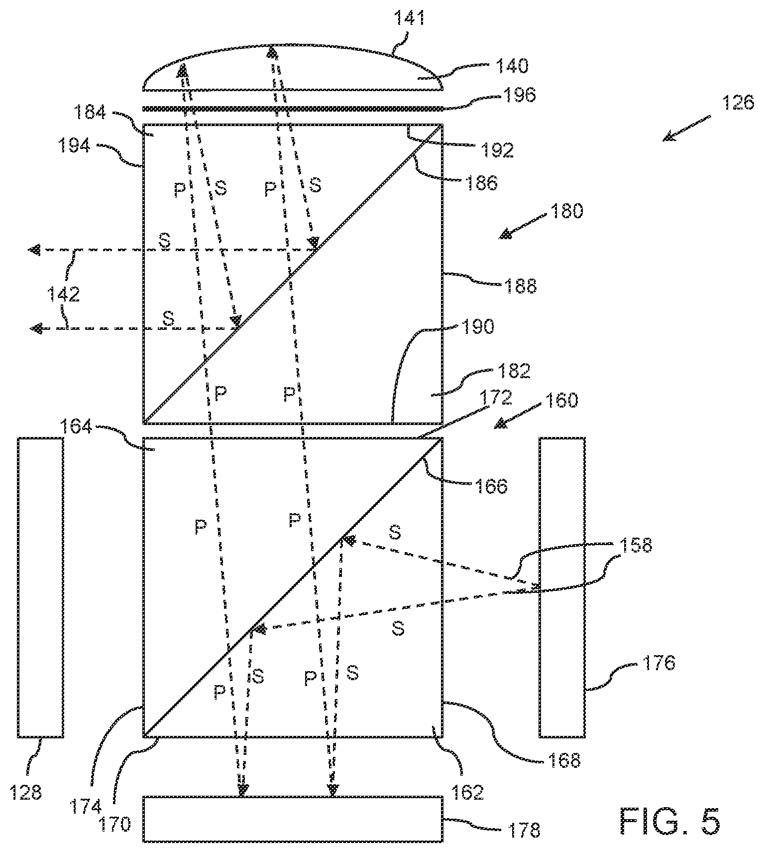 Patent US12147054 Figure 5 – Apparatus and methods for eye tracking based on eye imaging via light-guide optical element