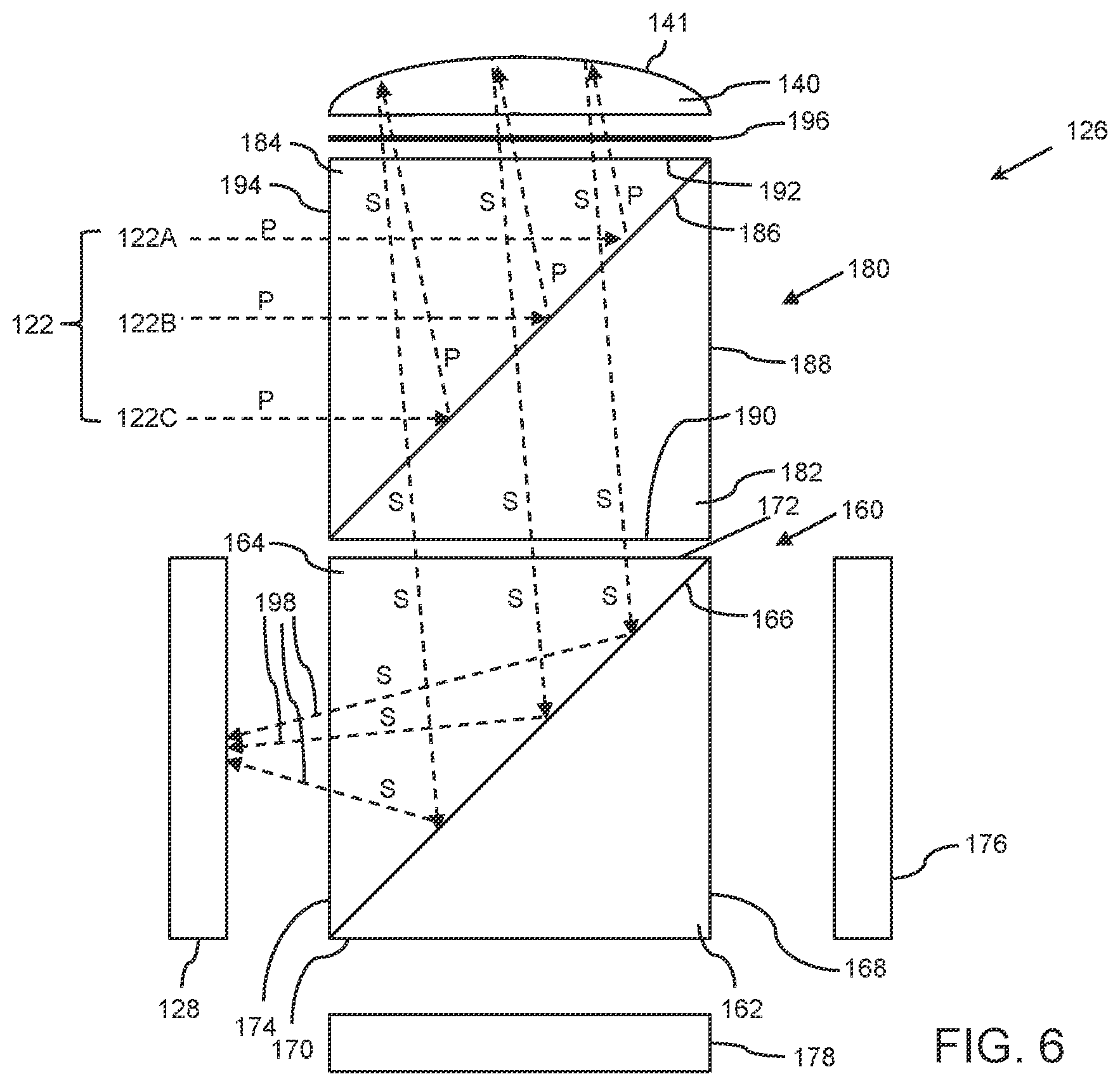 Patent US12147054 Figure 6 – Apparatus and methods for eye tracking based on eye imaging via light-guide optical element