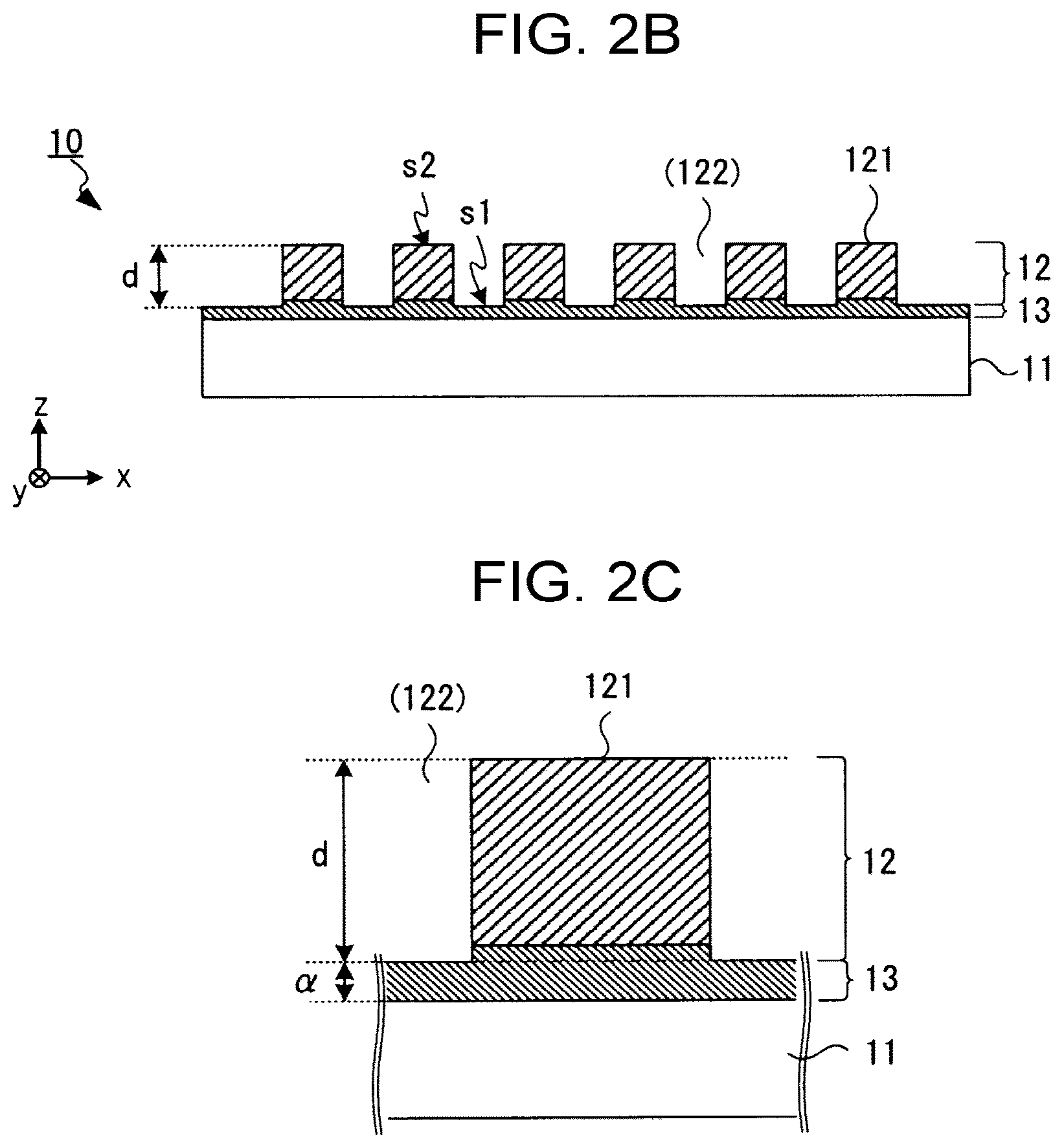 Patent US12147058 Figure 2 – Diffractive optical element, projection device, and measurement device'