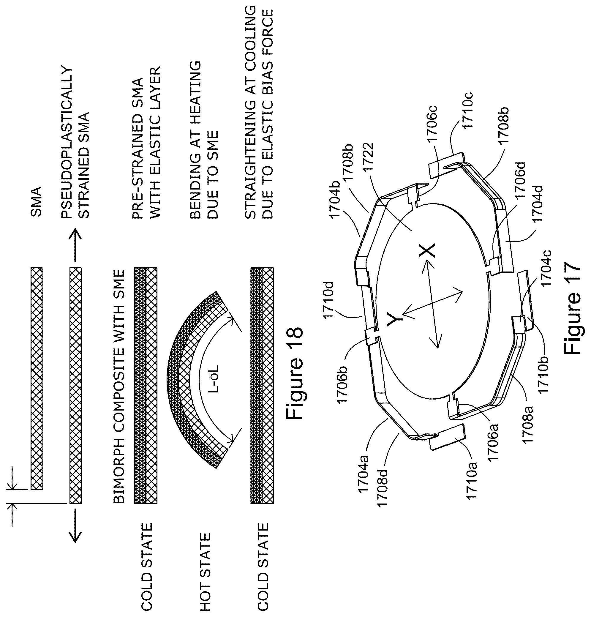 Patent US12147059 Figure 10 – Sensor shift structures in optical image stabilization suspensions