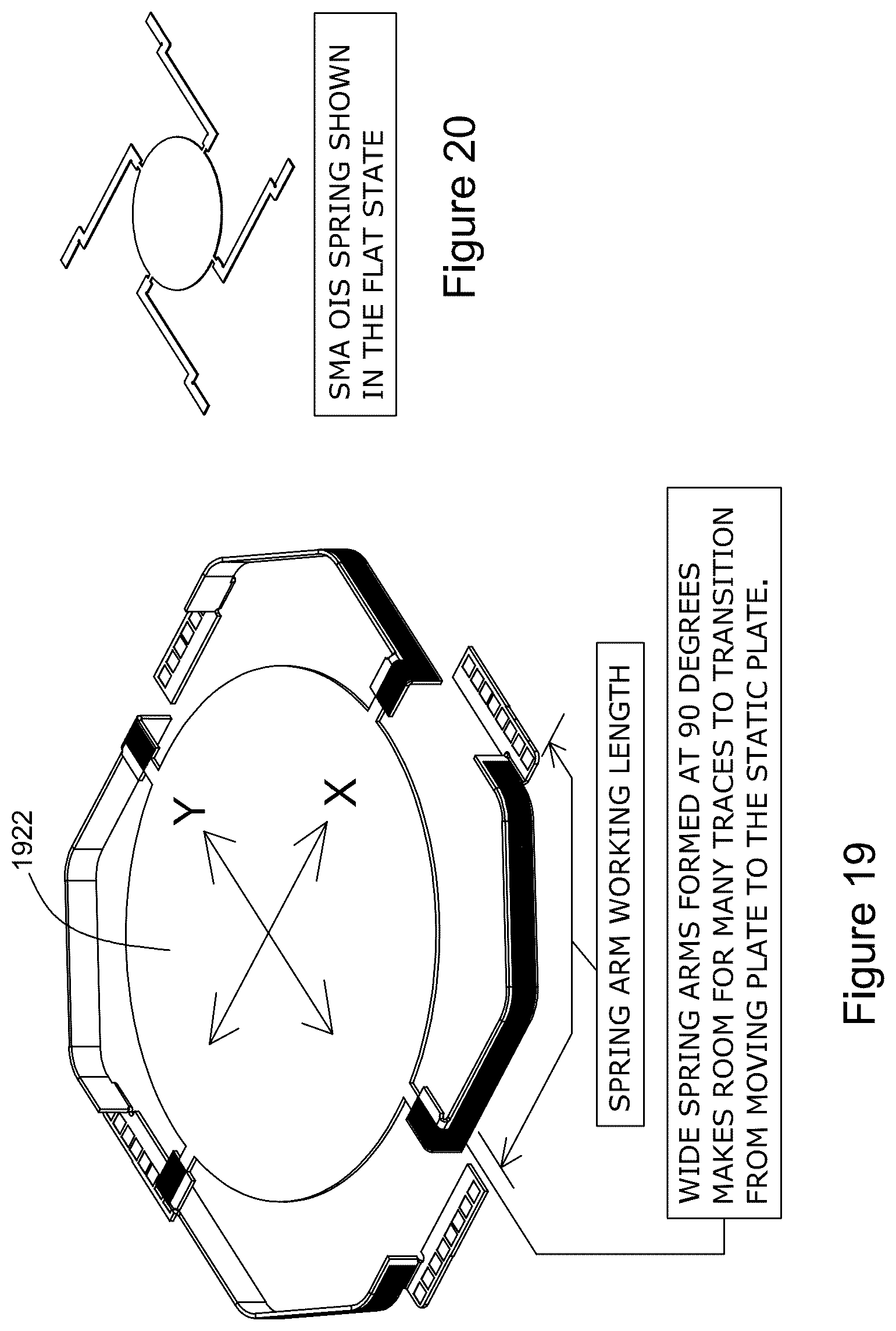 Patent US12147059 Figure 11 – Sensor shift structures in optical image stabilization suspensions