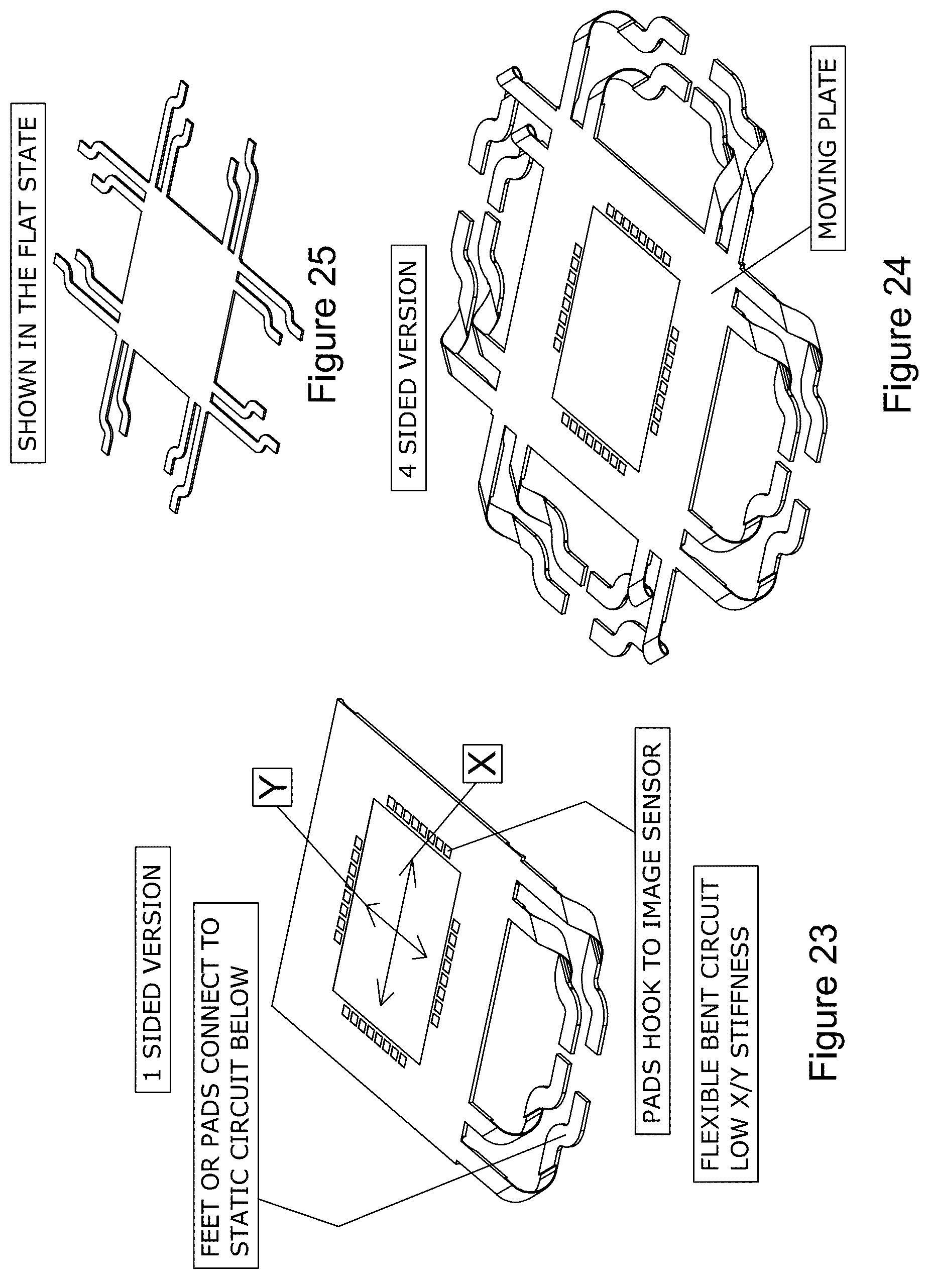 Patent US12147059 Figure 13 – Sensor shift structures in optical image stabilization suspensions