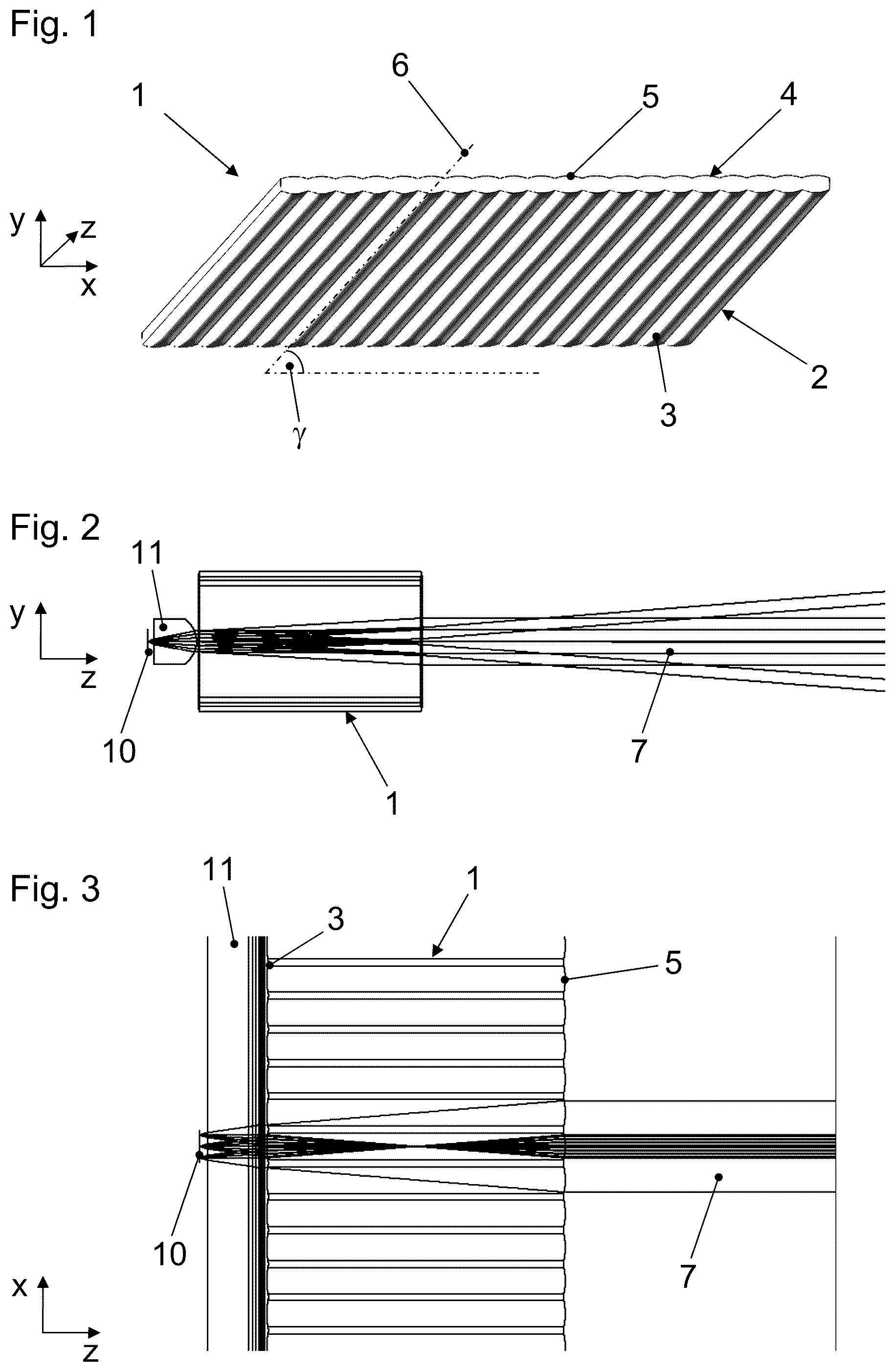 Patent US12147061 Figure 1 – Transformation device for laser radiation
