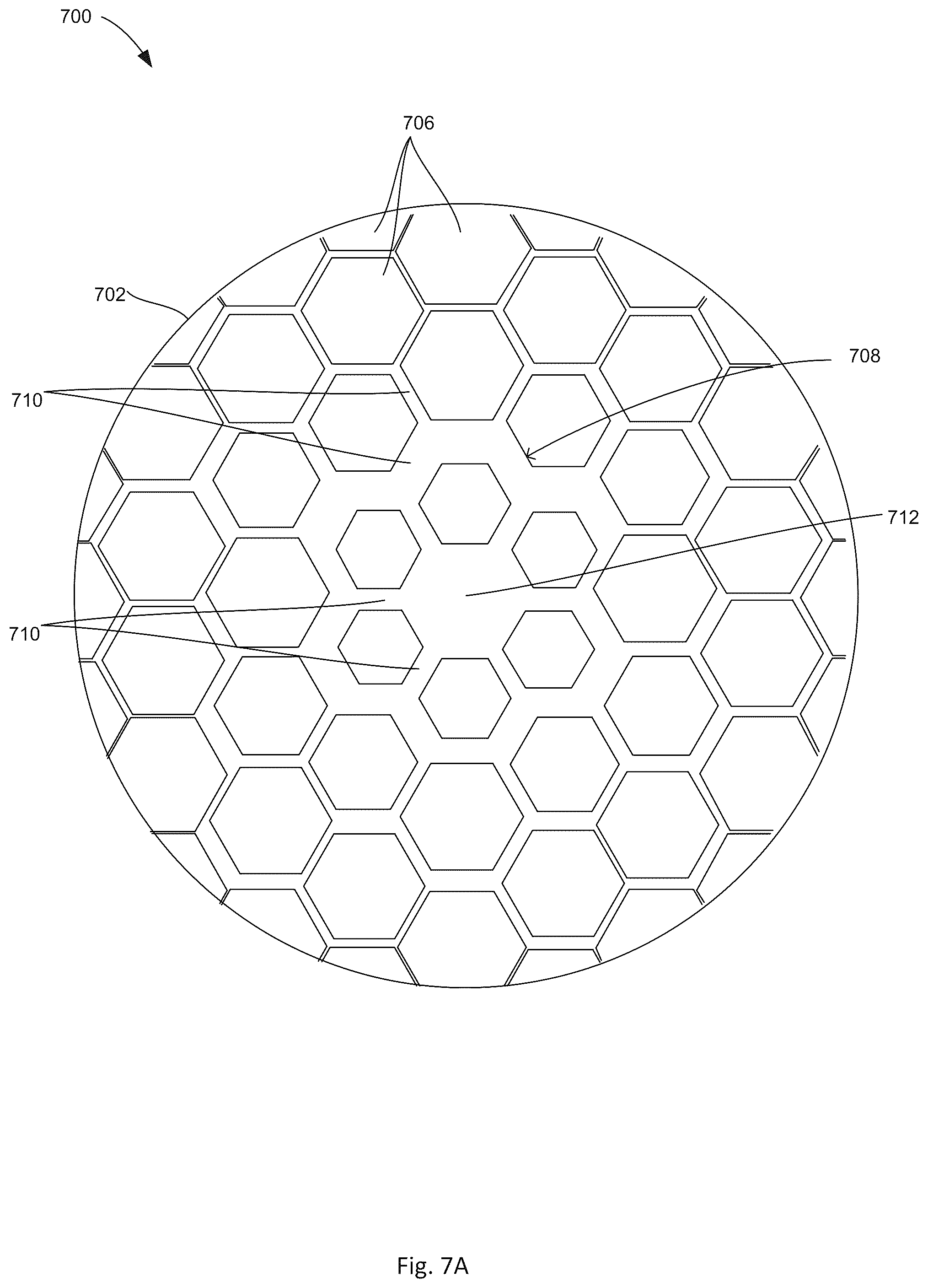 Patent US12147064 Figure 7 – Variable mesh low mass MEMS mirrors