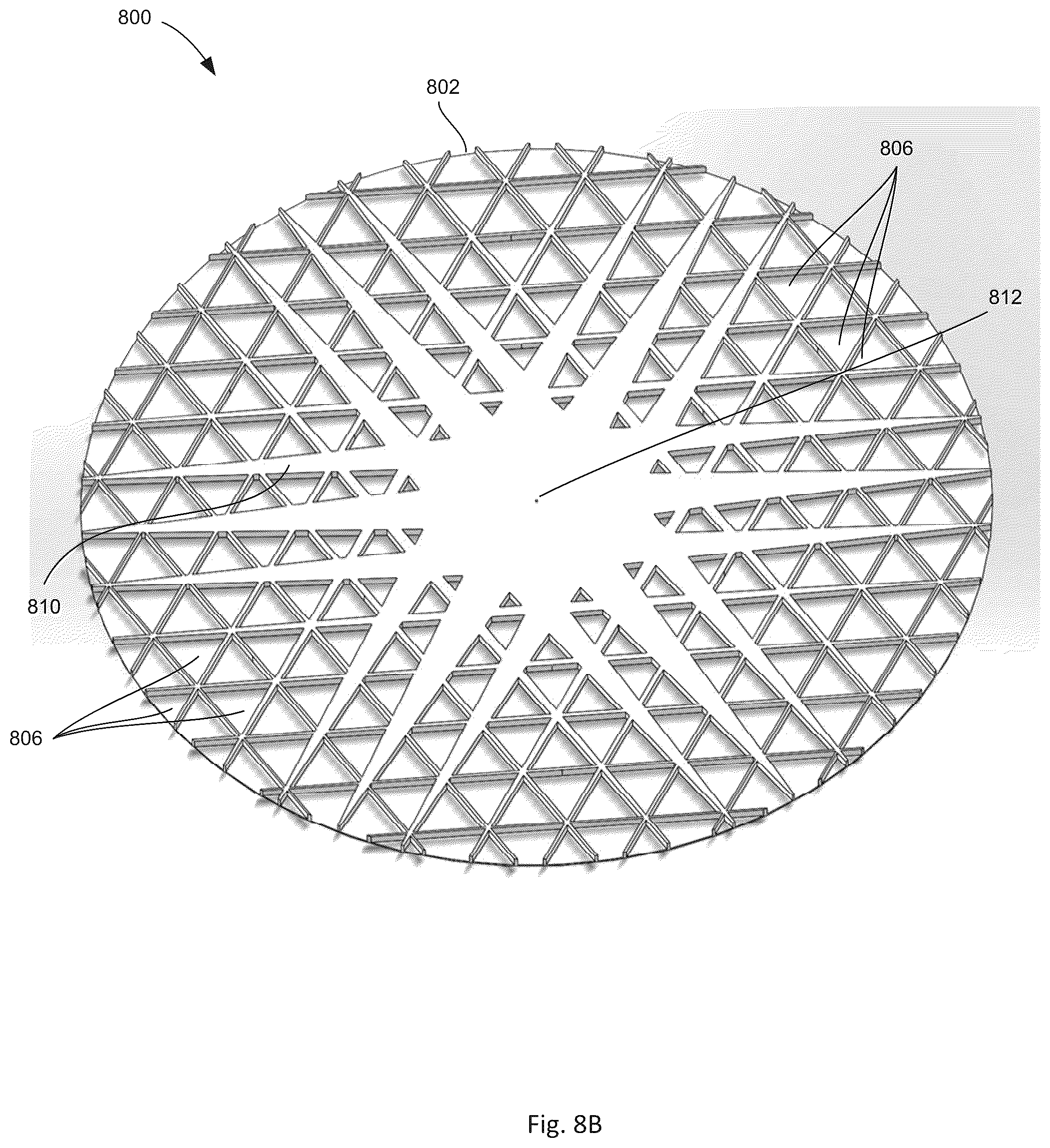 Patent US12147064 Figure 10 – Variable mesh low mass MEMS mirrors