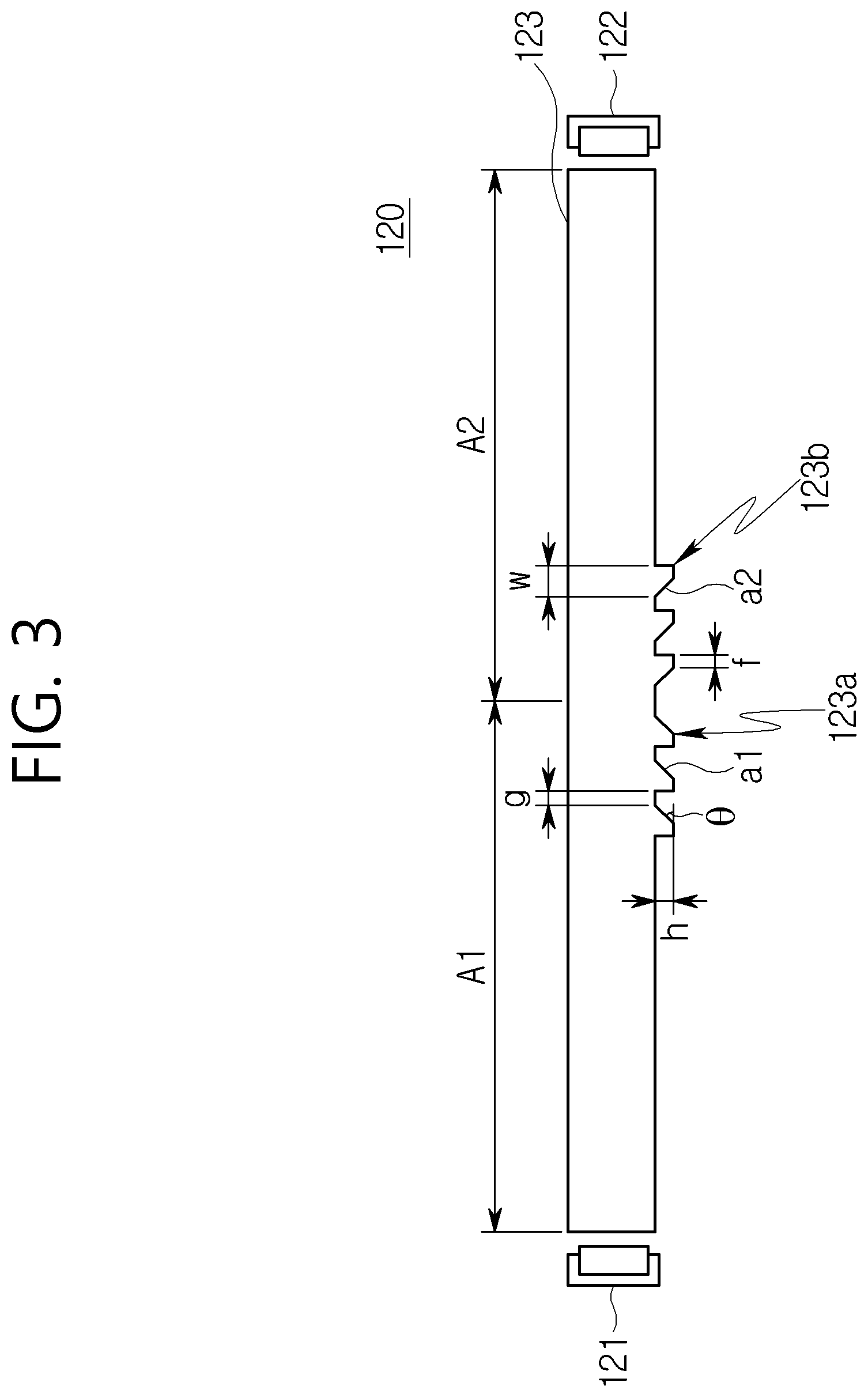 Patent US12147070 Figure 3 – Display backlight unit with edgelit light guide having protruding pattern on bottom surface