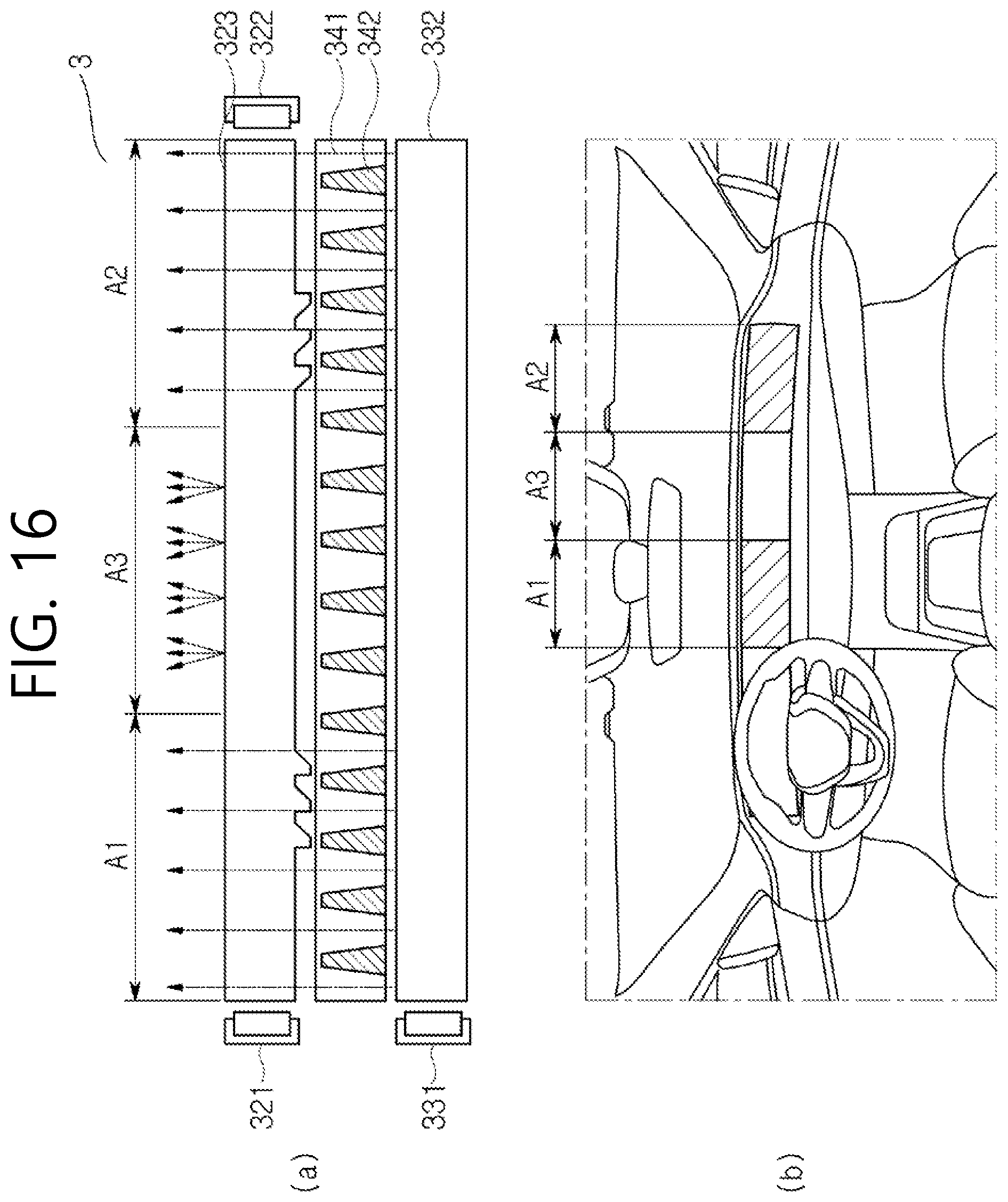 Patent US12147070 Figure 16 – Display backlight unit with edgelit light guide having protruding pattern on bottom surface