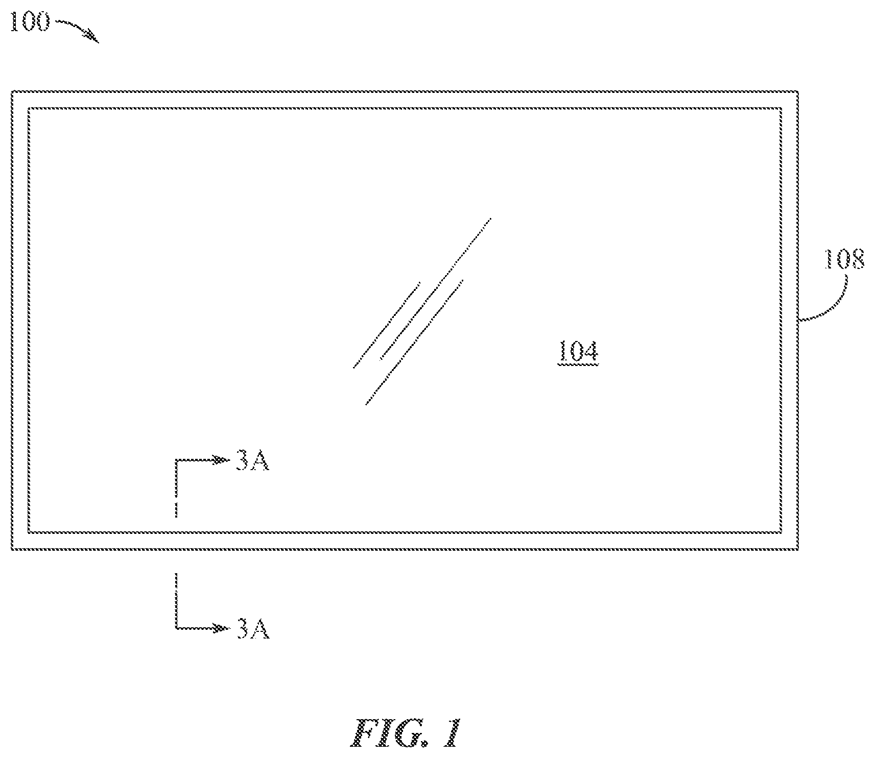 Patent US12147071 Figure 1 – Narrow border display