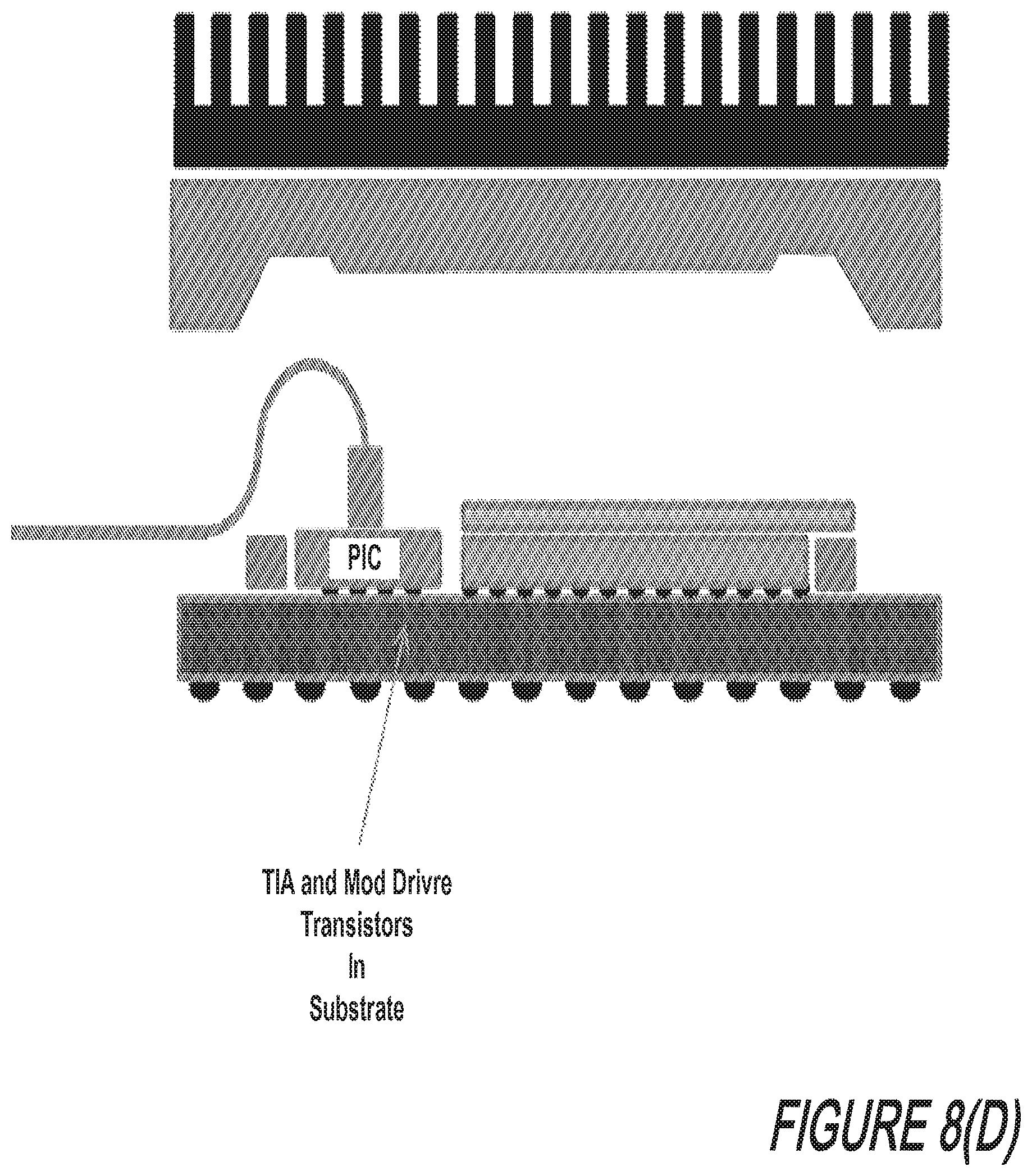 Patent US12147073 Figure 13 – Co-packaging photonic integrated circuits and application specific integrated circuits