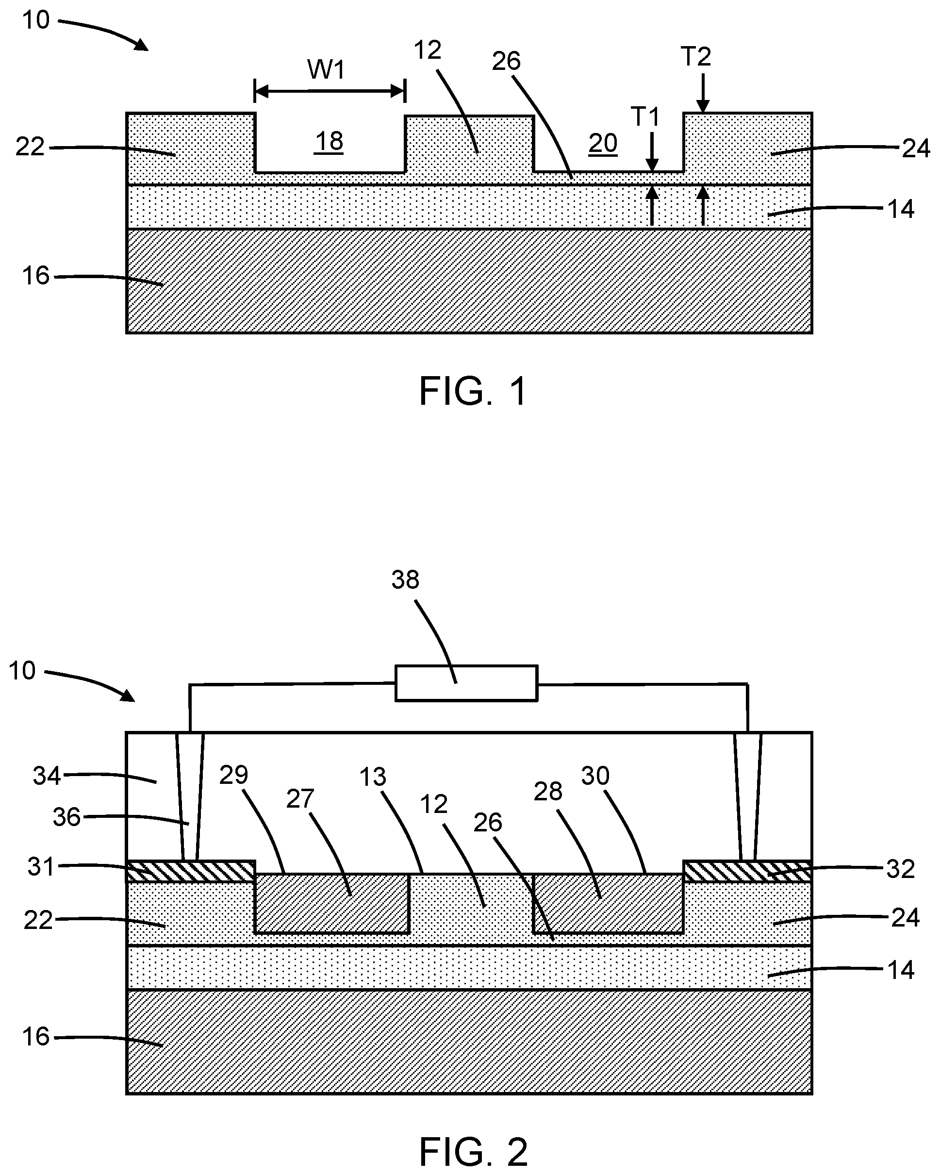 Patent US12147074 Figure 1 – Thermo-optic phase shifters
