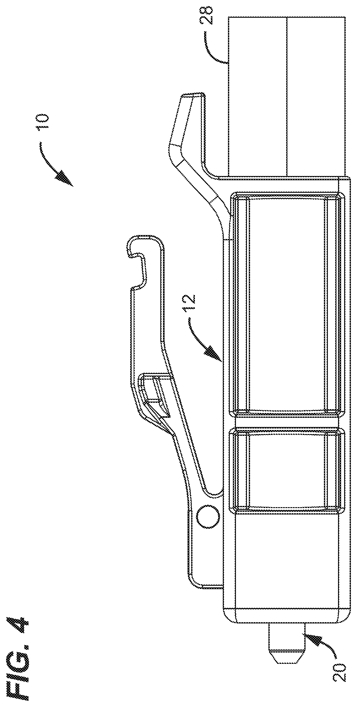 Patent US12147080 Figure 6 – Fiber optic connector with rear cap
