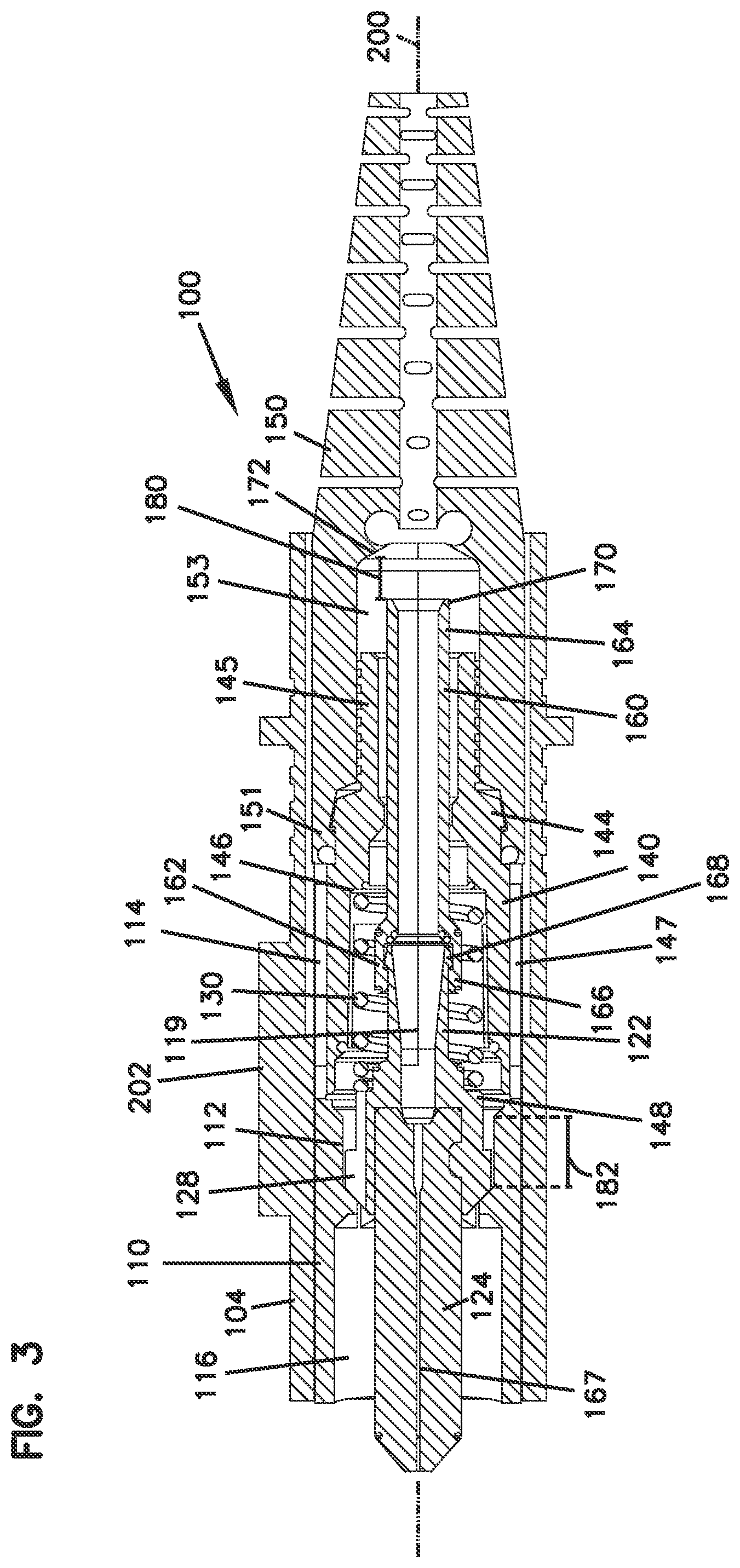Patent US12147081 Figure 3 – Fiber optic connector with epoxy tube with axial float