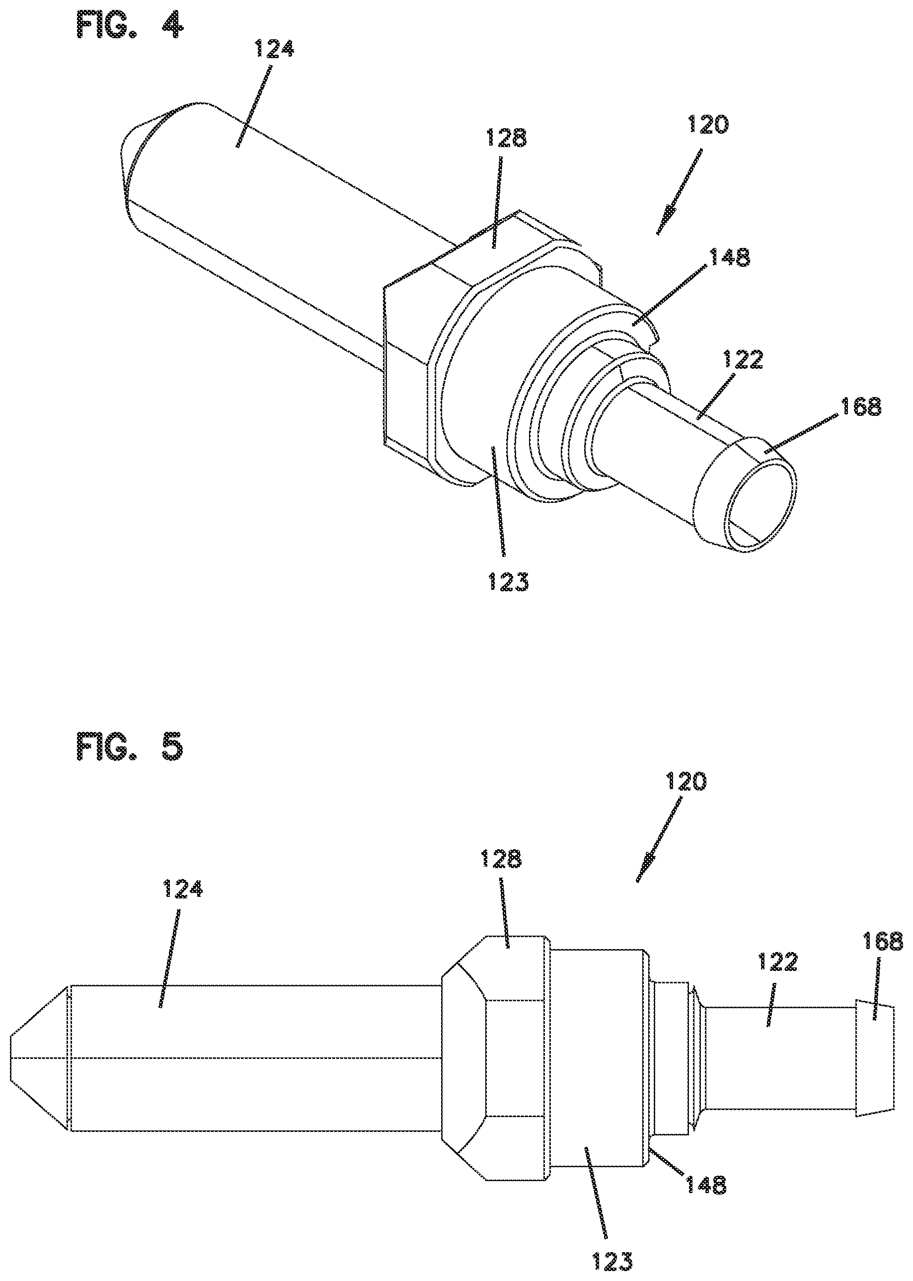 Patent US12147081 Figure 4 – Fiber optic connector with epoxy tube with axial float
