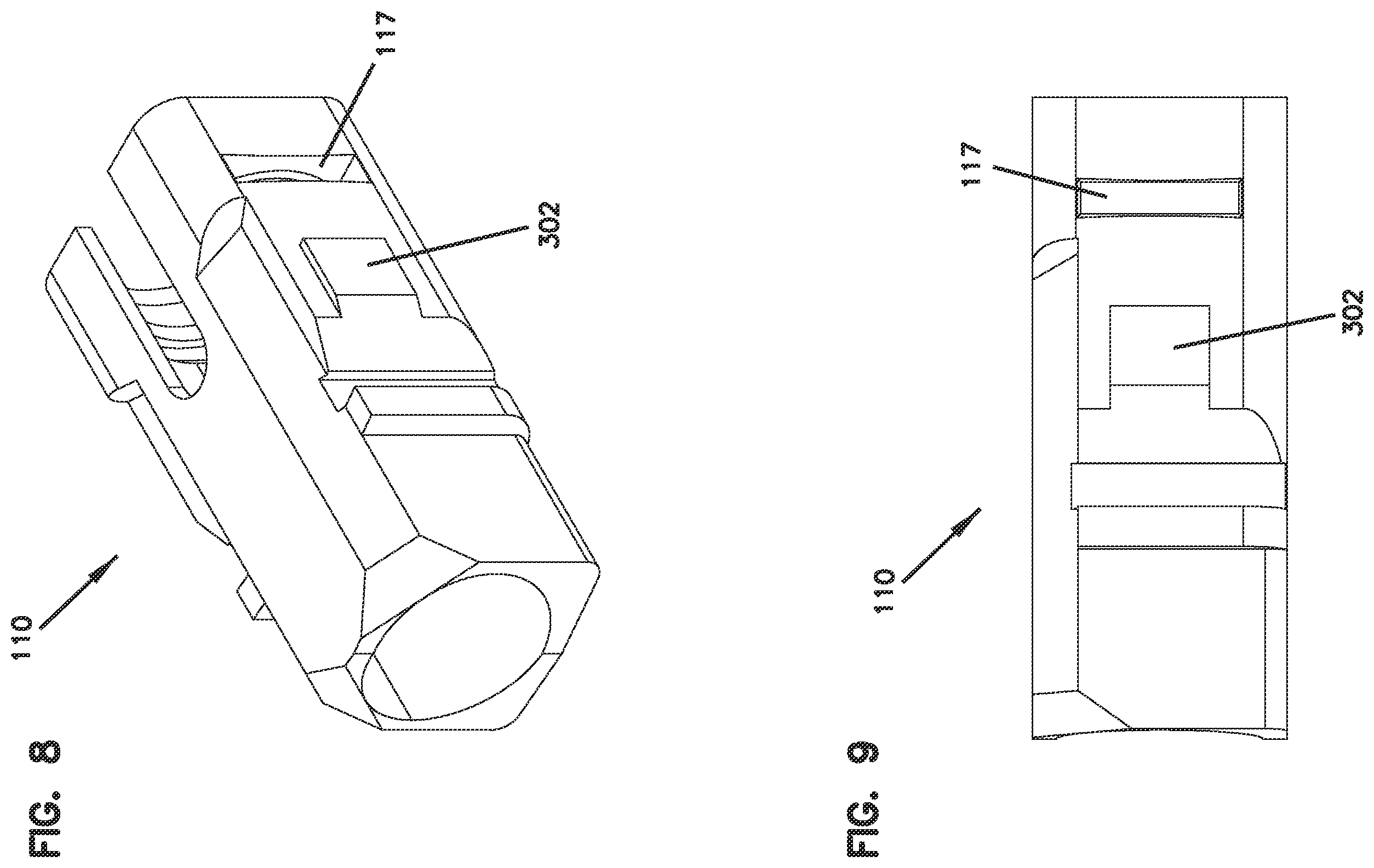 Patent US12147081 Figure 6 – Fiber optic connector with epoxy tube with axial float