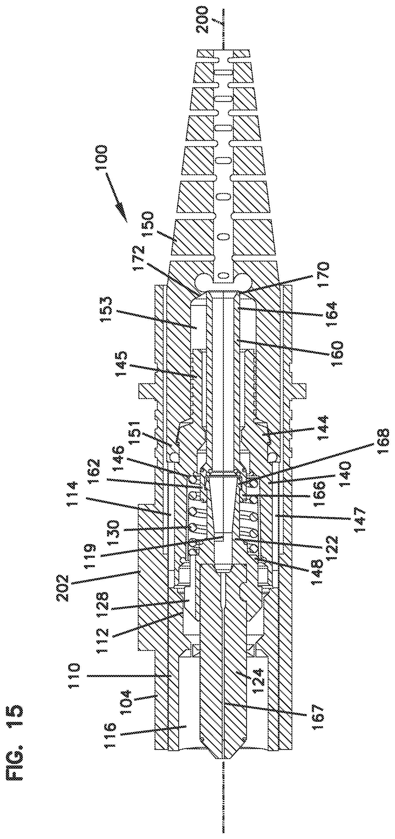 Patent US12147081 Figure 9 – Fiber optic connector with epoxy tube with axial float
