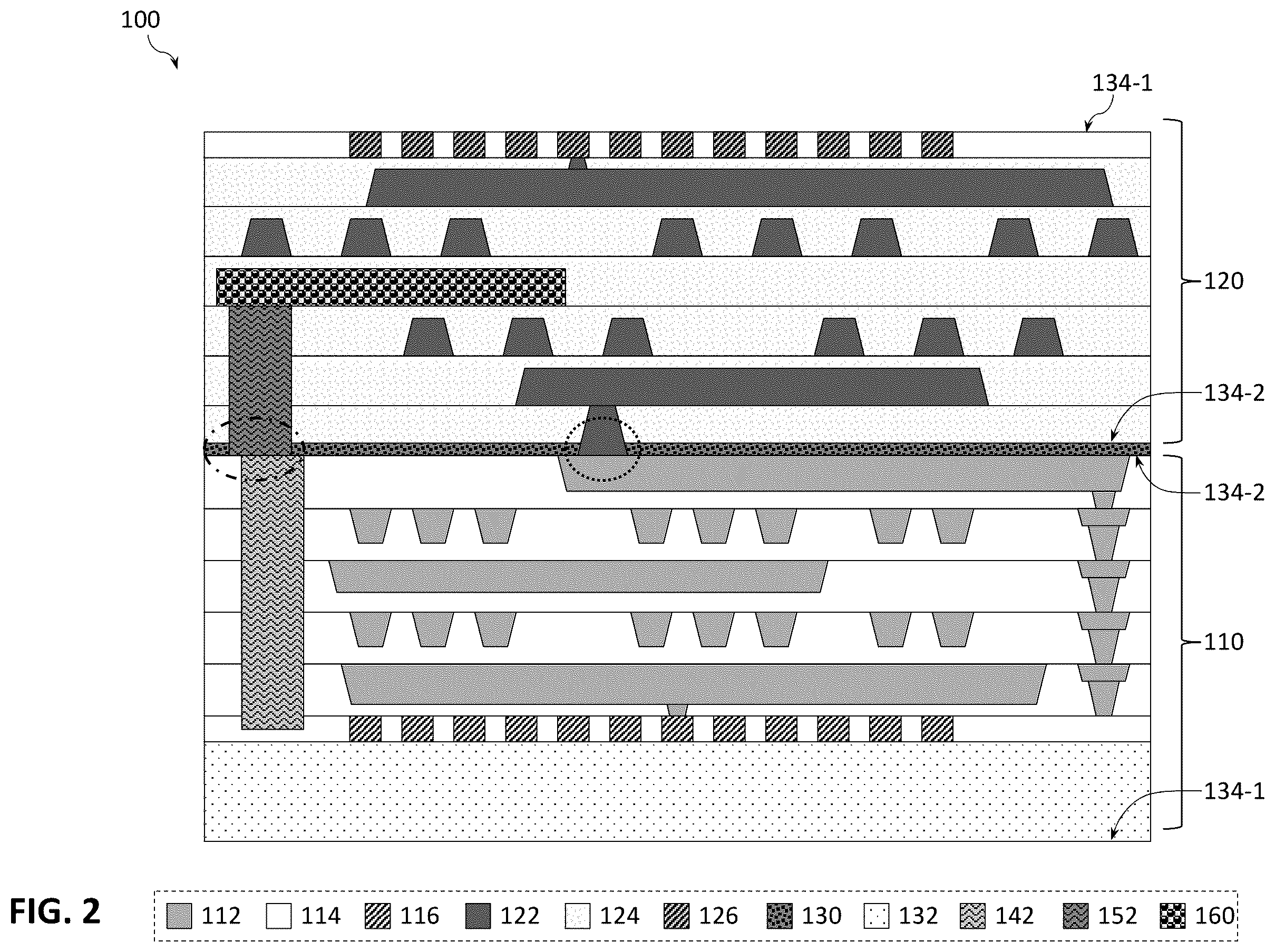 Patent US12147083 Figure 2 – Hybrid manufacturing for integrating photonic and electronic components