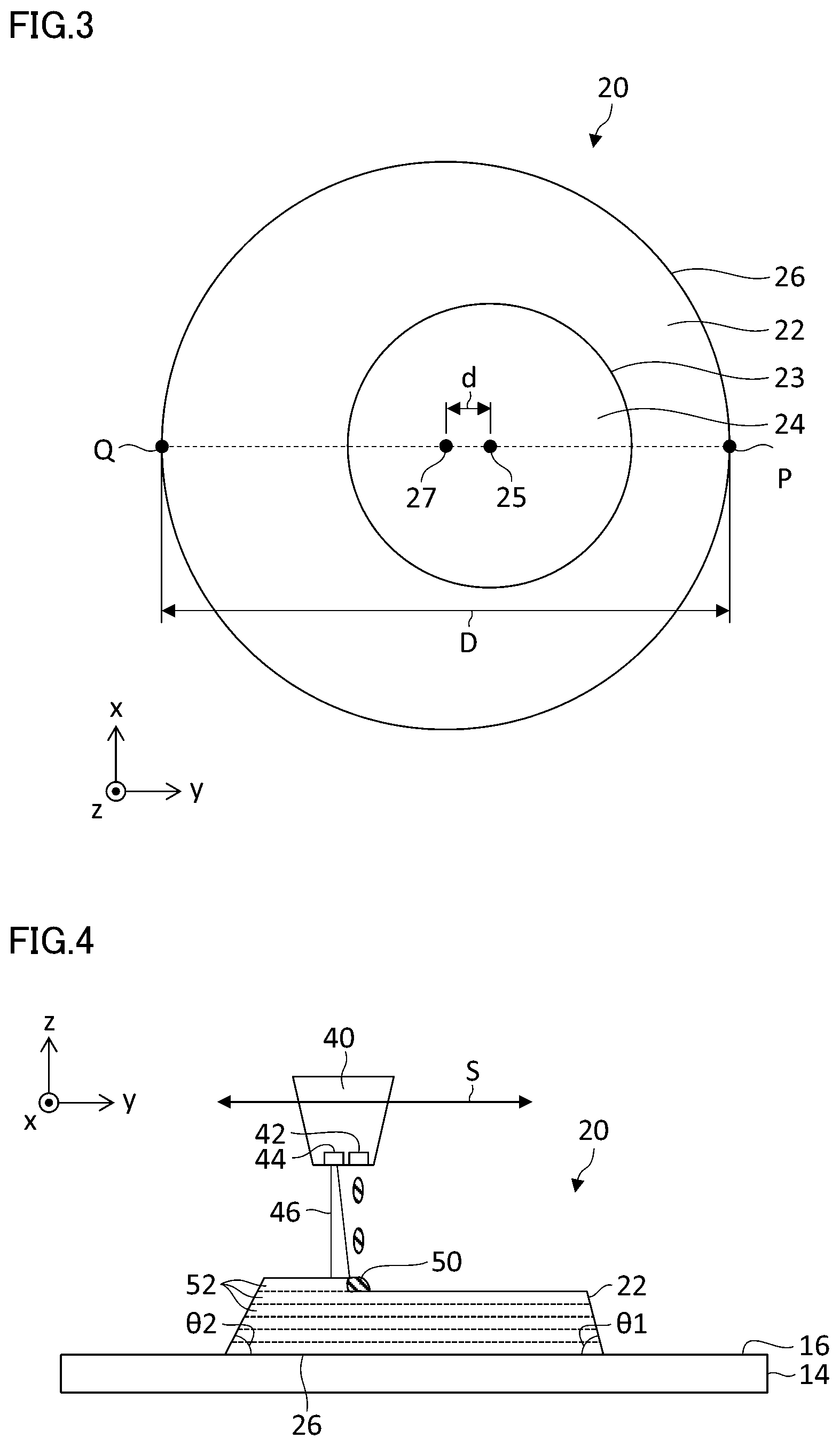 Patent US12147085 Figure 2 – Optical component and method of manufacturing optical component