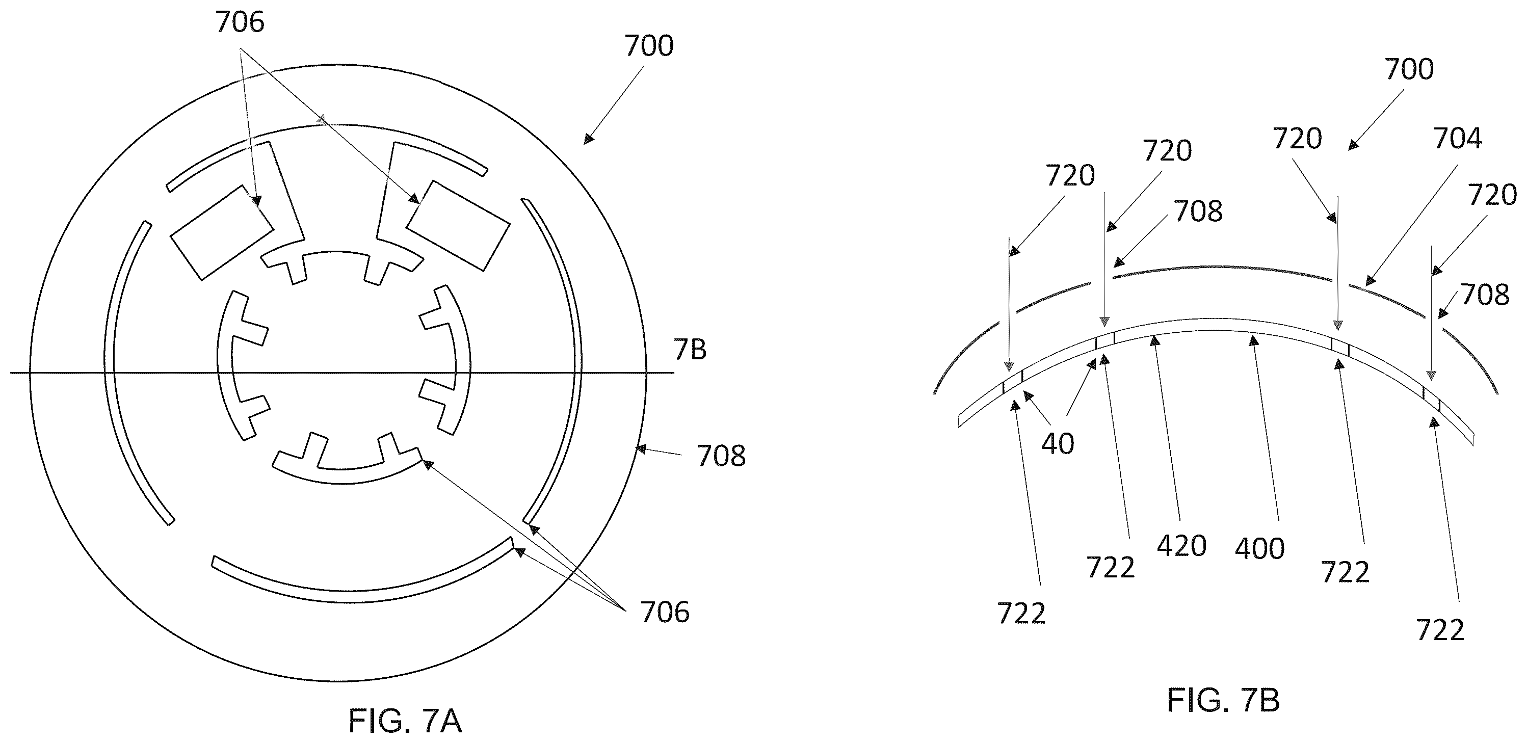 Patent US12147092 Figure 9 – Supporting pillars for encapsulating a flexible PCB within a soft hydrogel contact lens