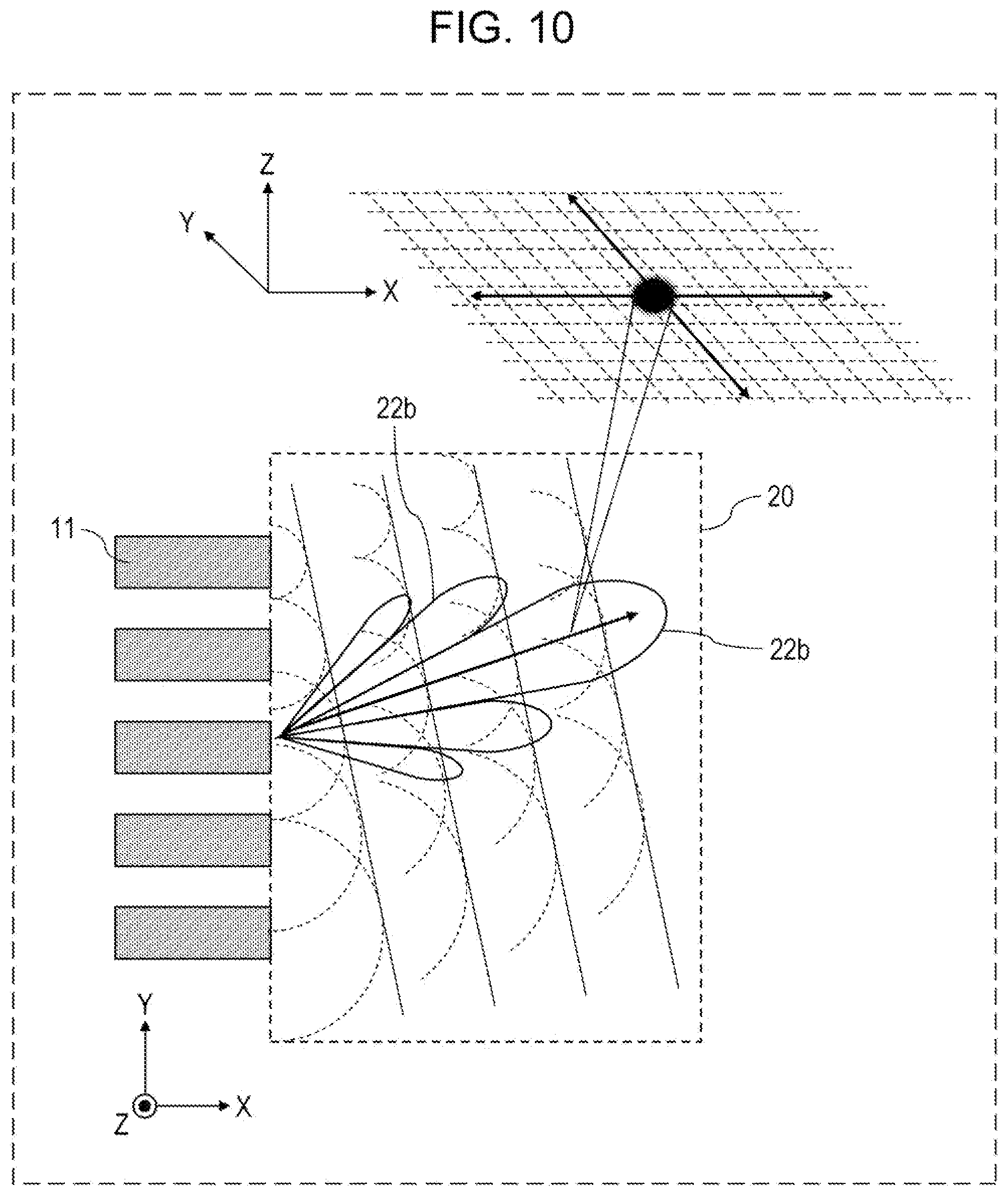 Patent US12147094 Figure 10 – Optical device and photodetection system