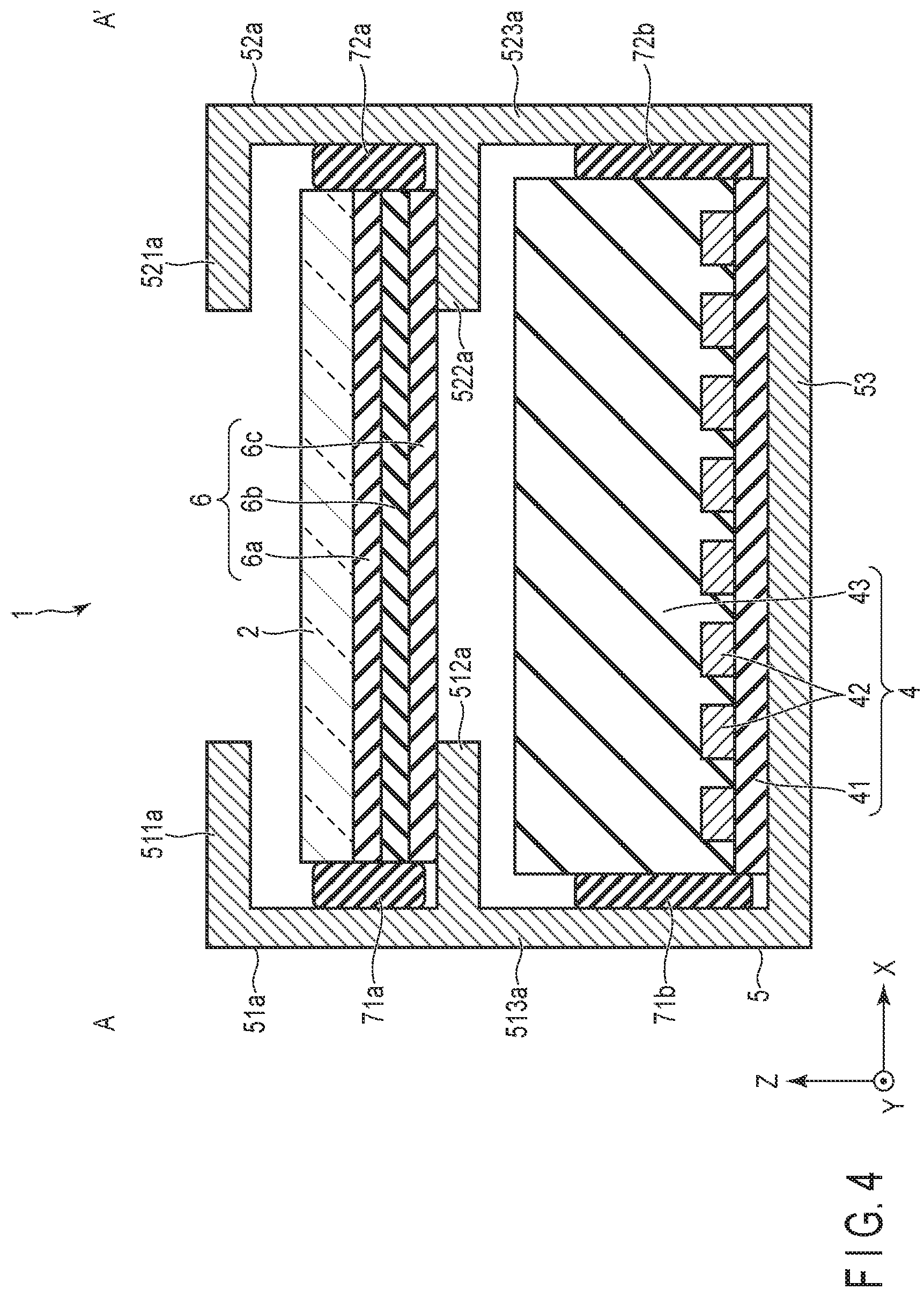 Patent US12147103 Figure 4 – Display device and storing body