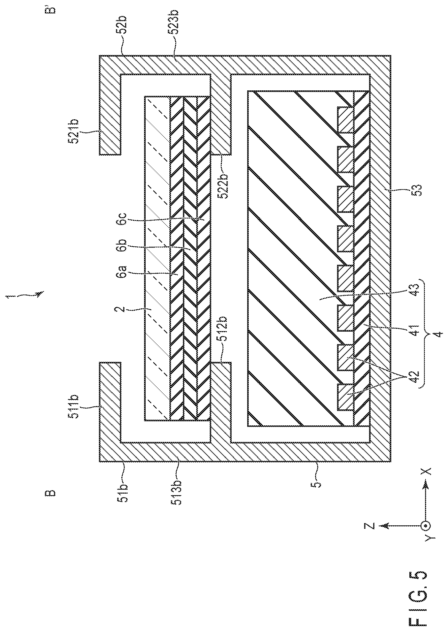 Patent US12147103 Figure 5 – Display device and storing body