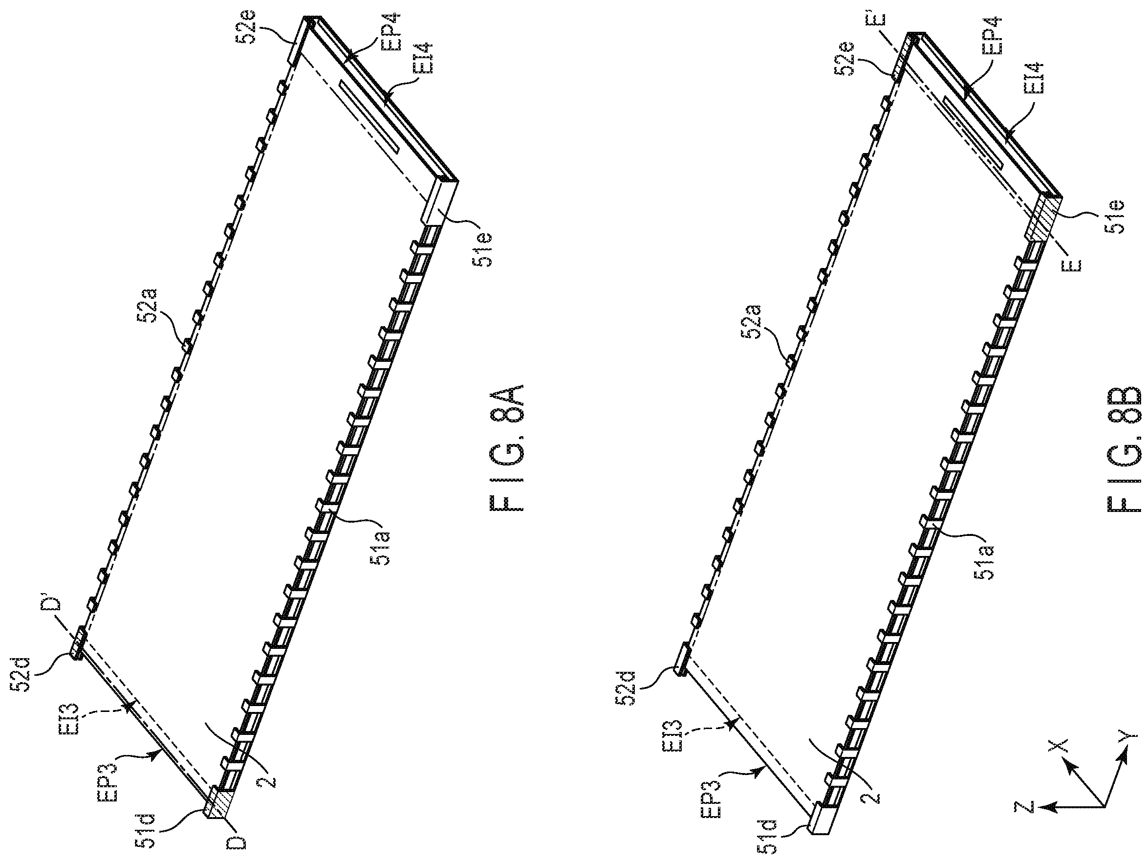 Patent US12147103 Figure 8 – Display device and storing body