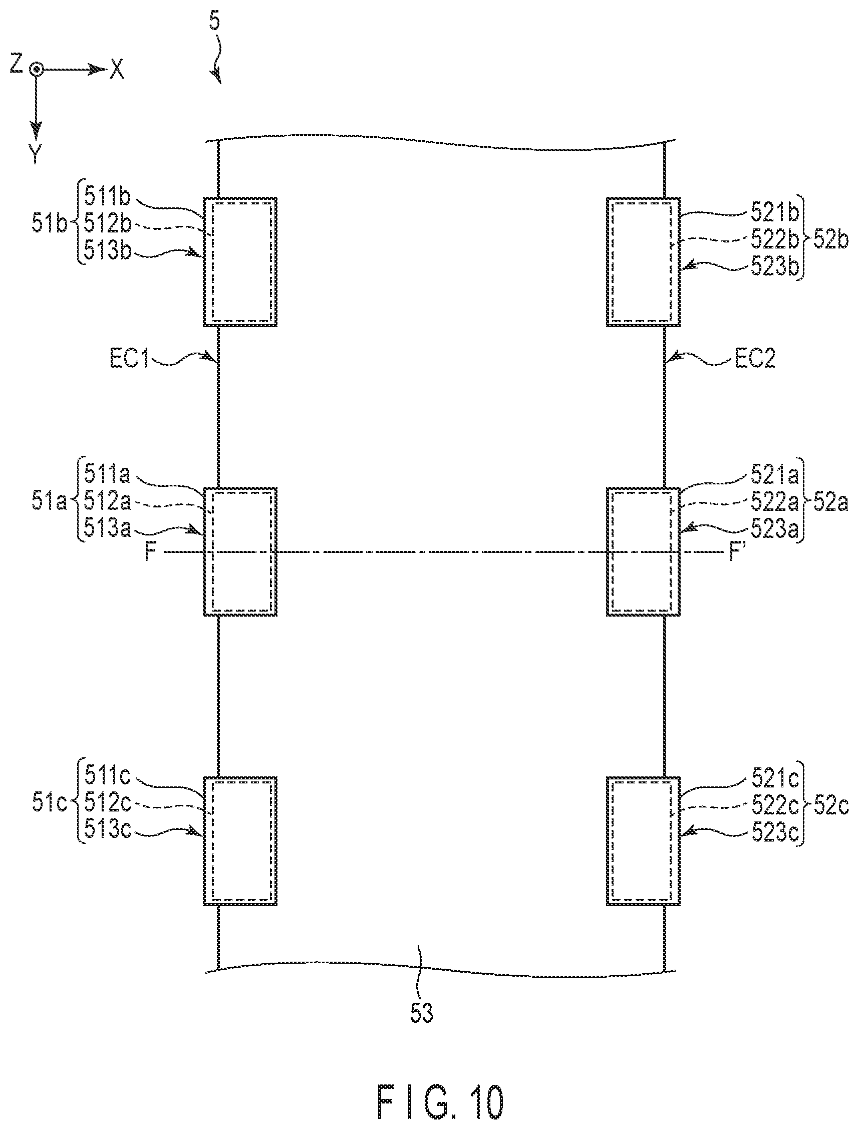 Patent US12147103 Figure 10 – Display device and storing body