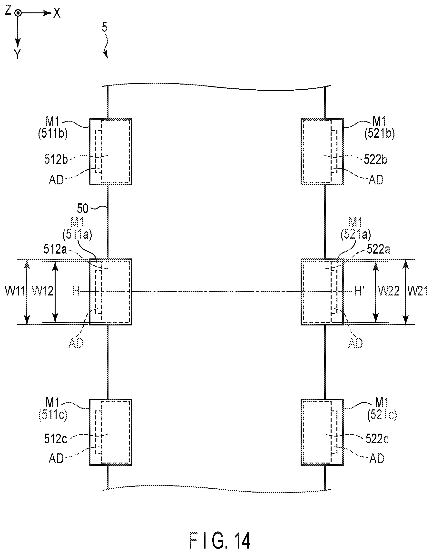 Patent US12147103 Figure 14 – Display device and storing body