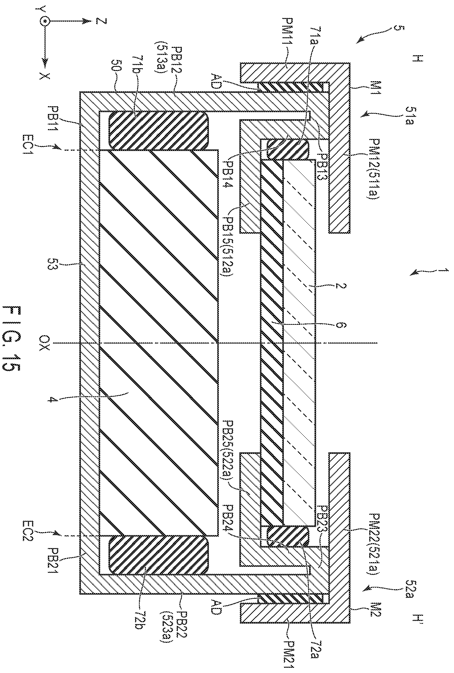 Patent US12147103 Figure 15 – Display device and storing body