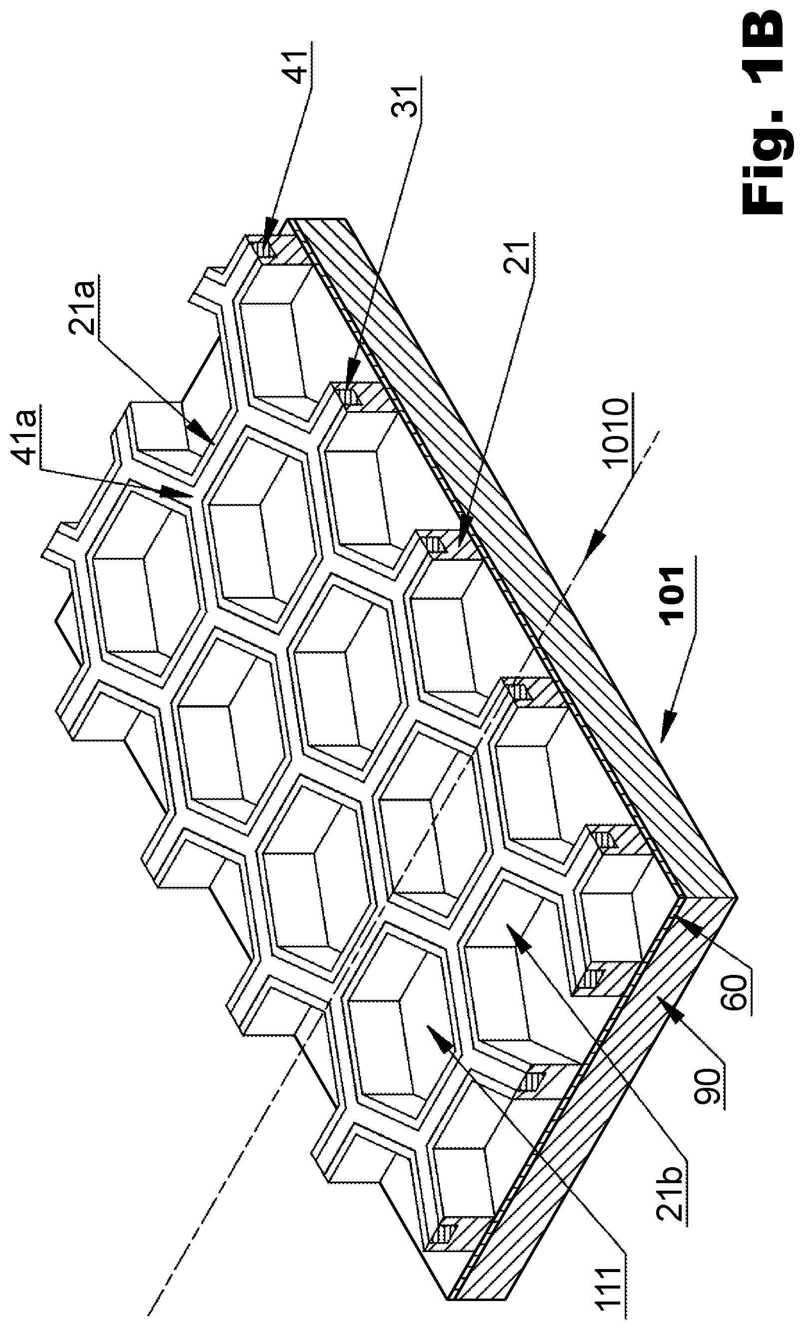 Patent US12147108 Figure 2 – Method of making a switchable light modulator by embossing a polymer film to create a polymer wall structure surrounding each of a plurality of cavities