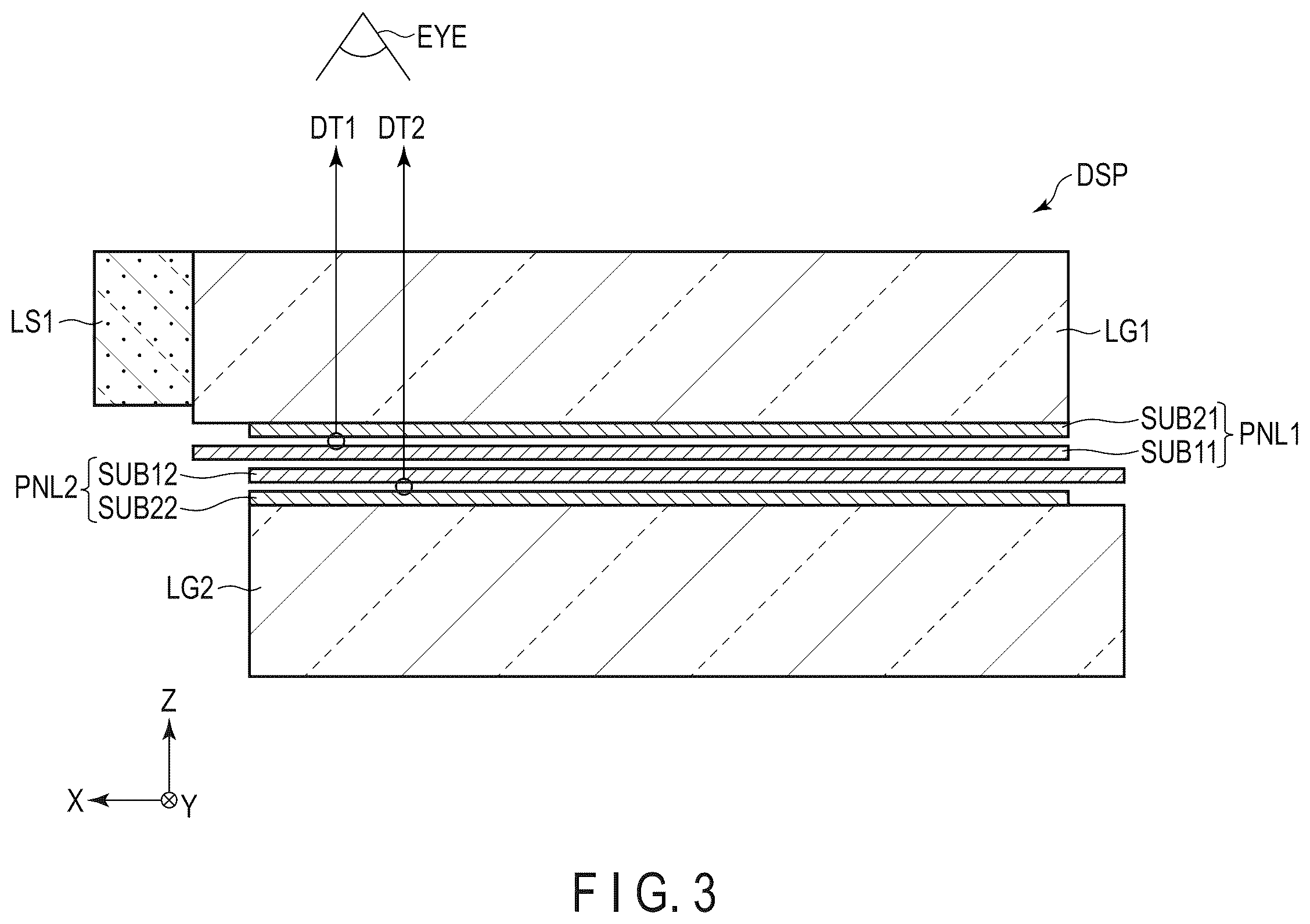 Patent US12147110 Figure 3 – Display device