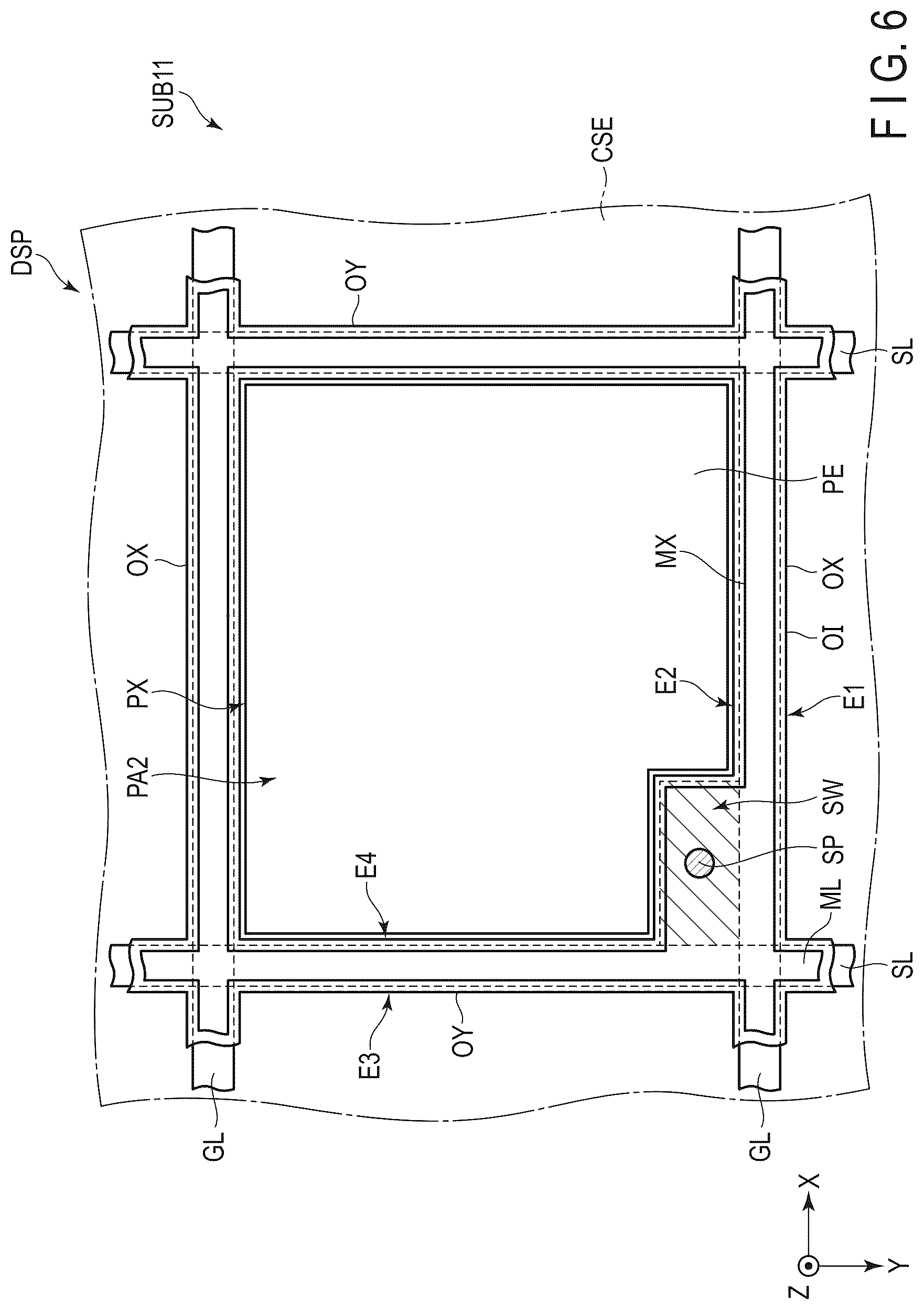 Patent US12147110 Figure 6 – Display device