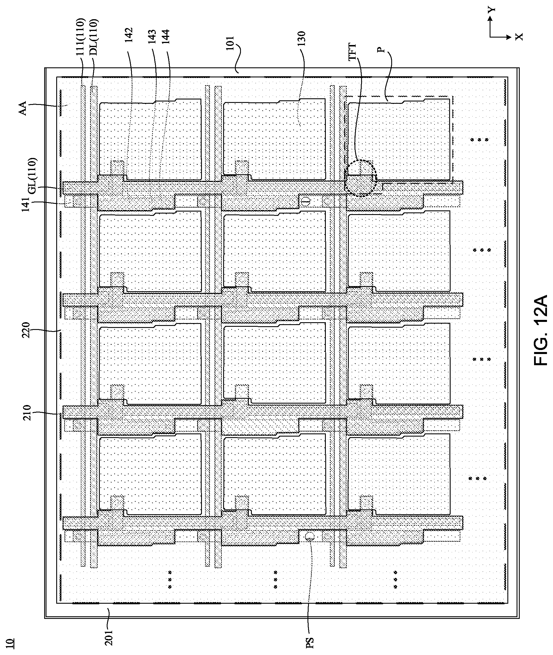 Patent US12147112 Figure 13 – Transparent display apparatus for improving contrast ratio and manufacturing method