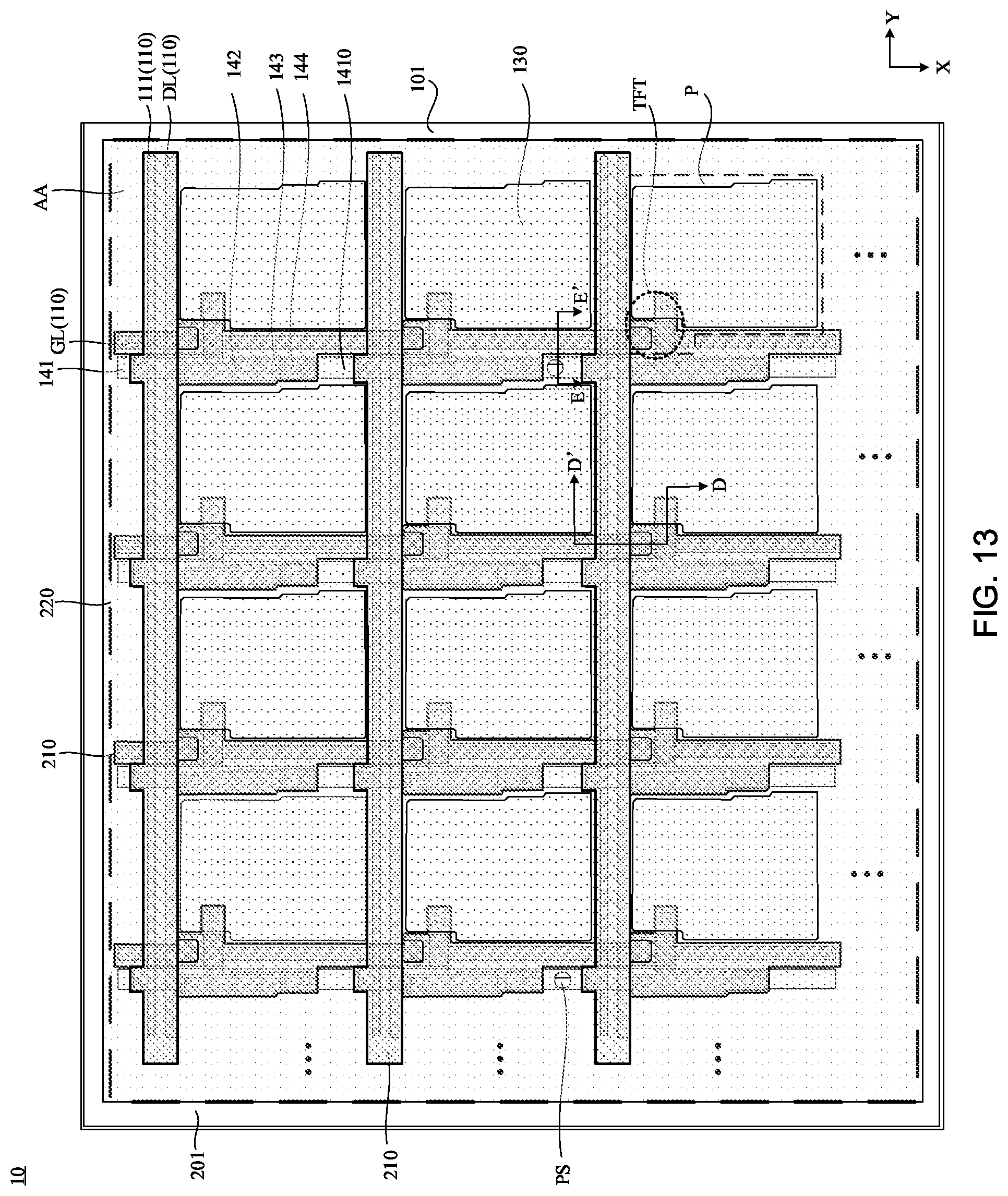 Patent US12147112 Figure 15 – Transparent display apparatus for improving contrast ratio and manufacturing method