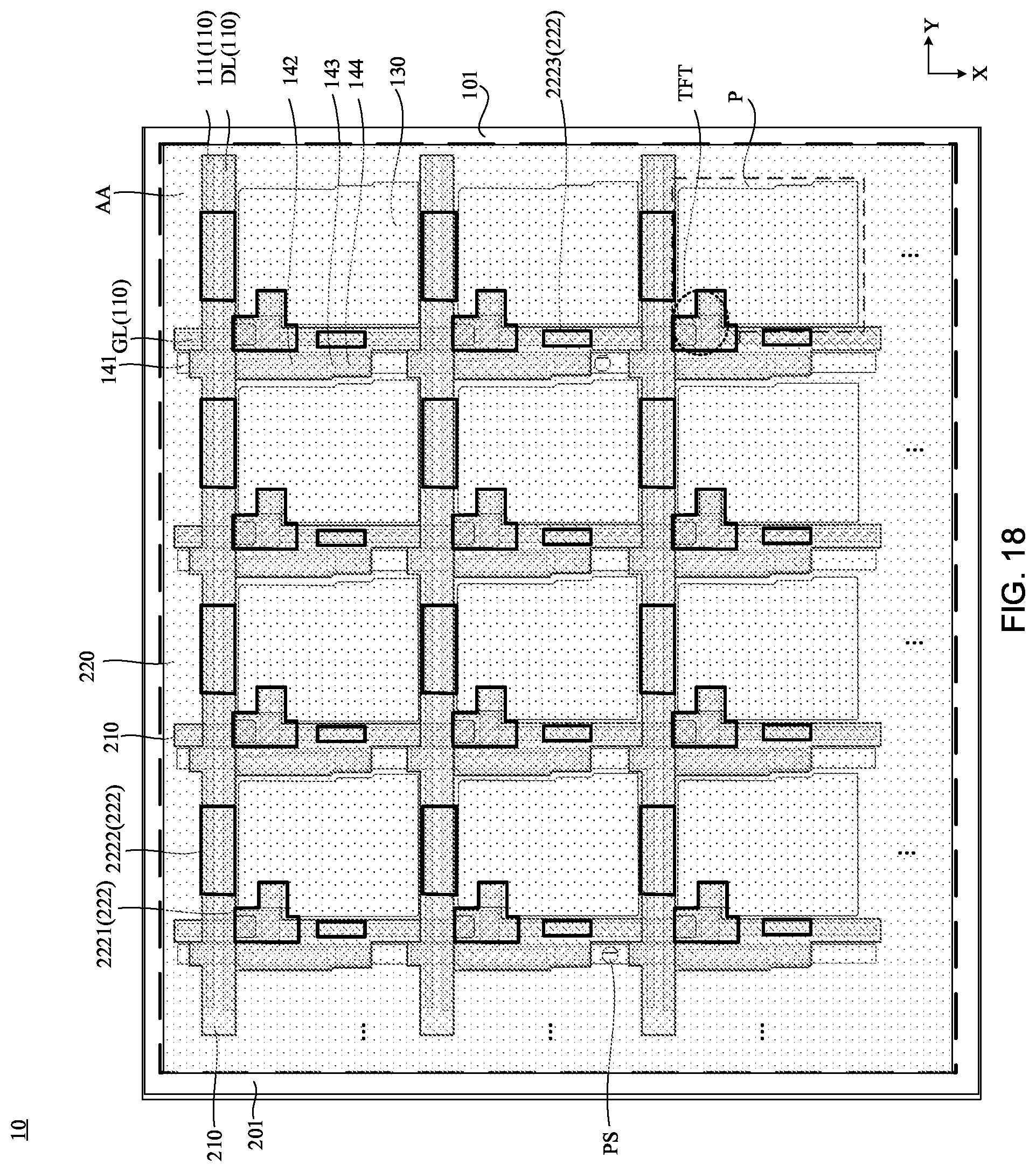 Patent US12147112 Figure 19 – Transparent display apparatus for improving contrast ratio and manufacturing method