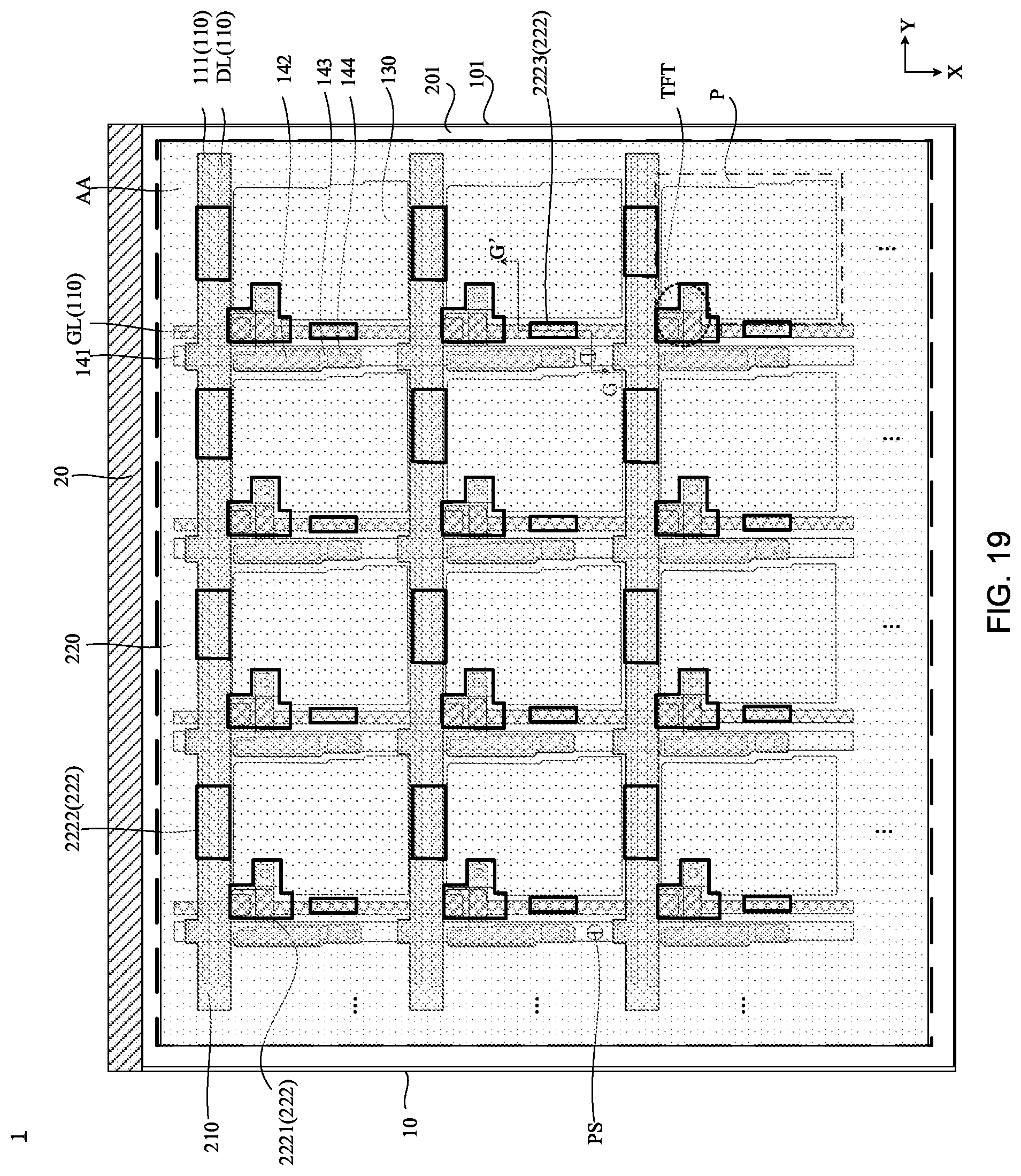 Patent US12147112 Figure 20 – Transparent display apparatus for improving contrast ratio and manufacturing method