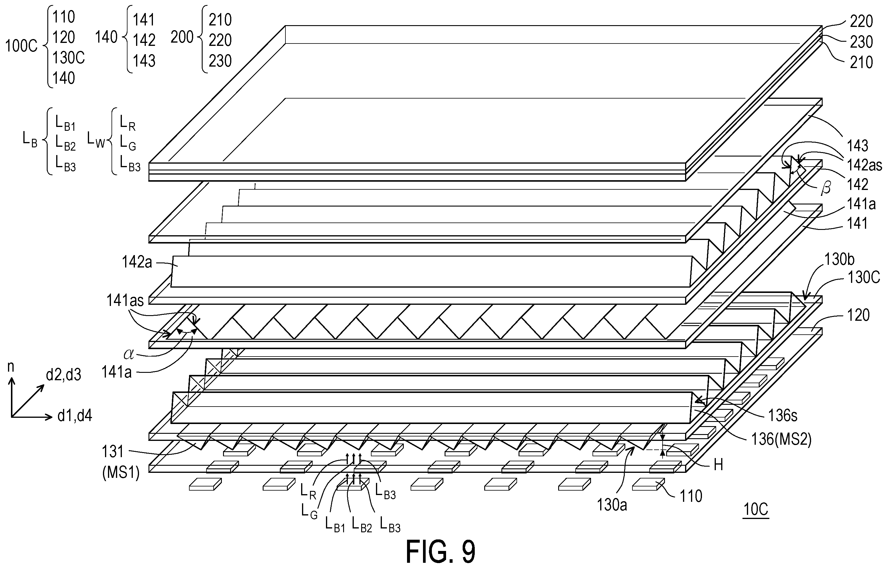 Patent US12147121 Figure 7 – Backlight module and display apparatus
