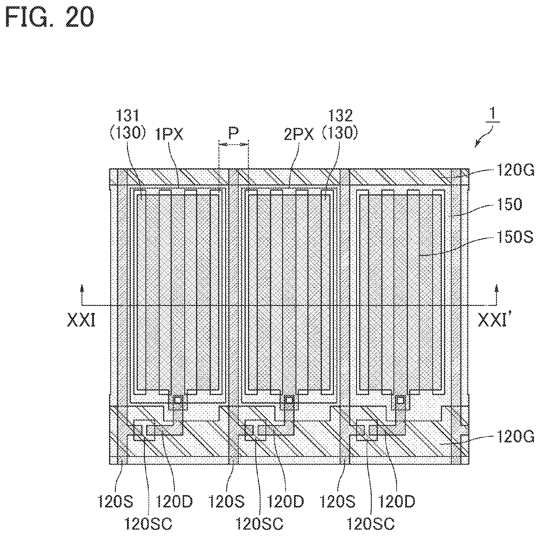 Patent US12147127 Figure 11 – Liquid crystal display