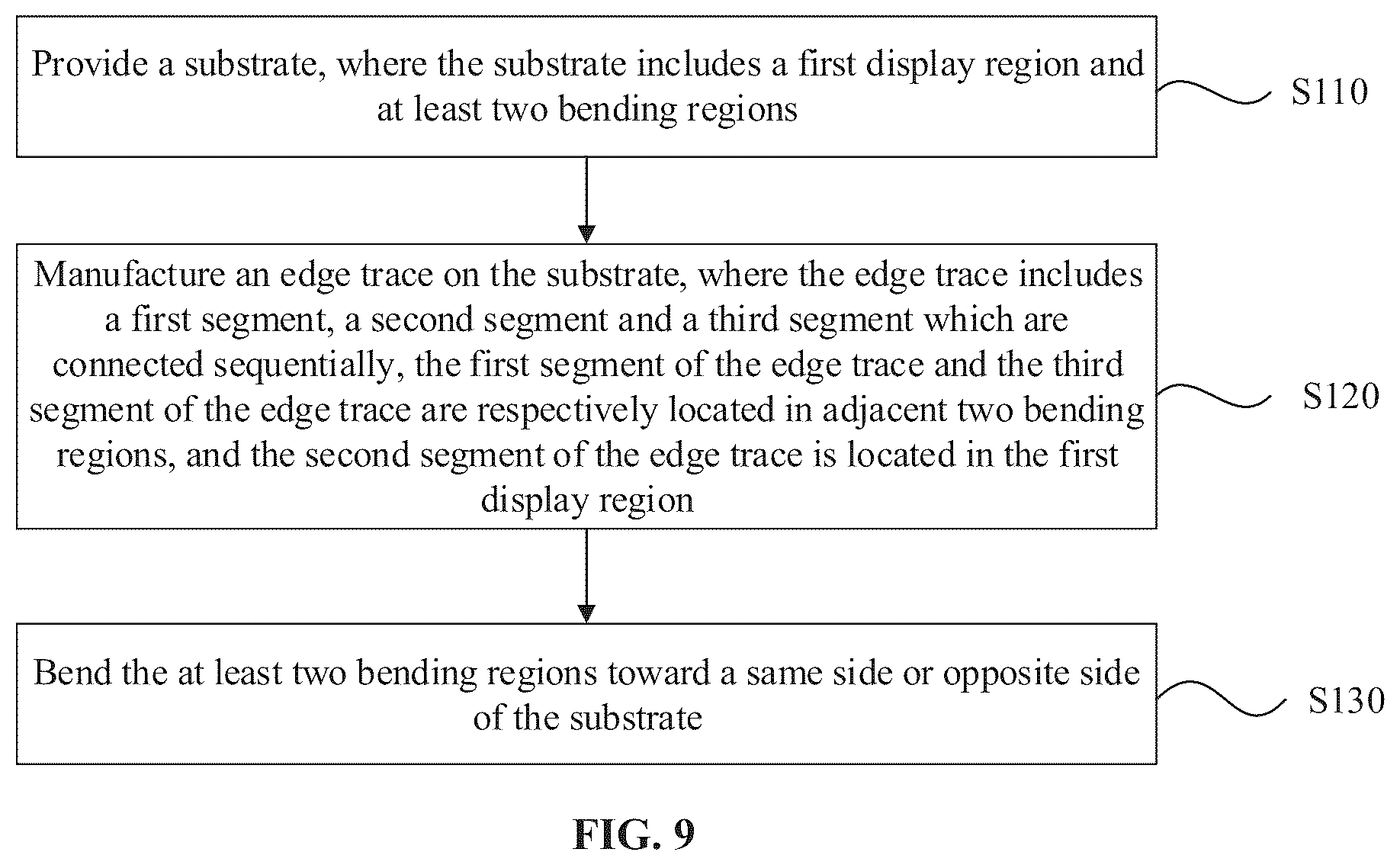 Patent US12147128 Figure 8 – Display panel, display device and method for manufacturing display panel