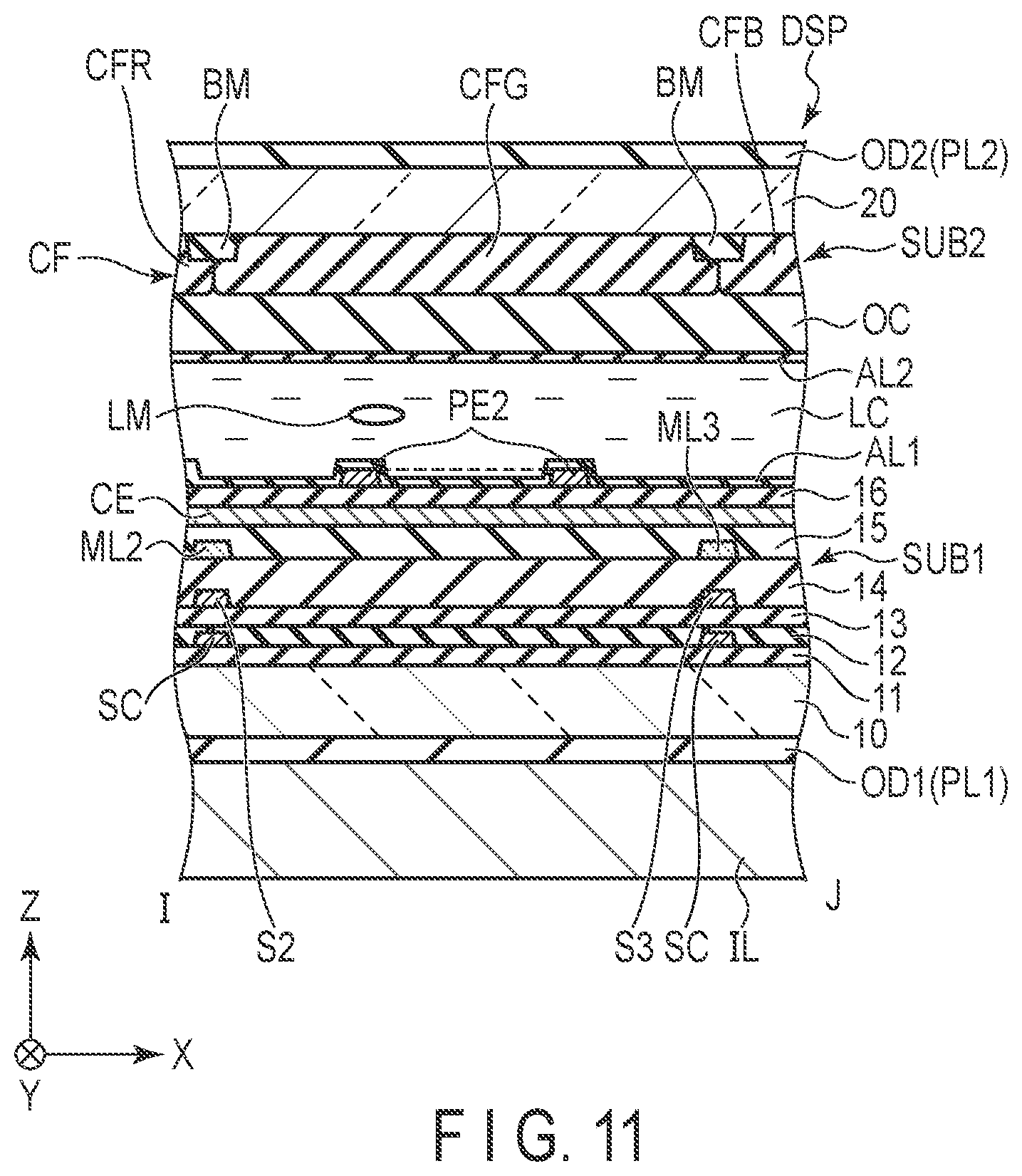 Patent US12147129 Figure 10 – Display device
