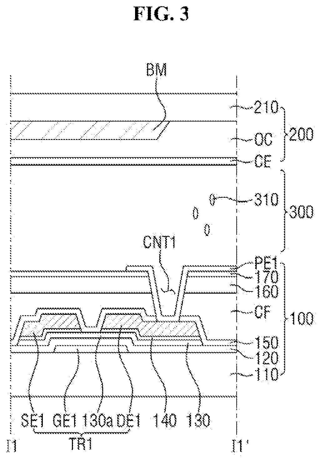 Patent US12147132 Figure 3 – Display device