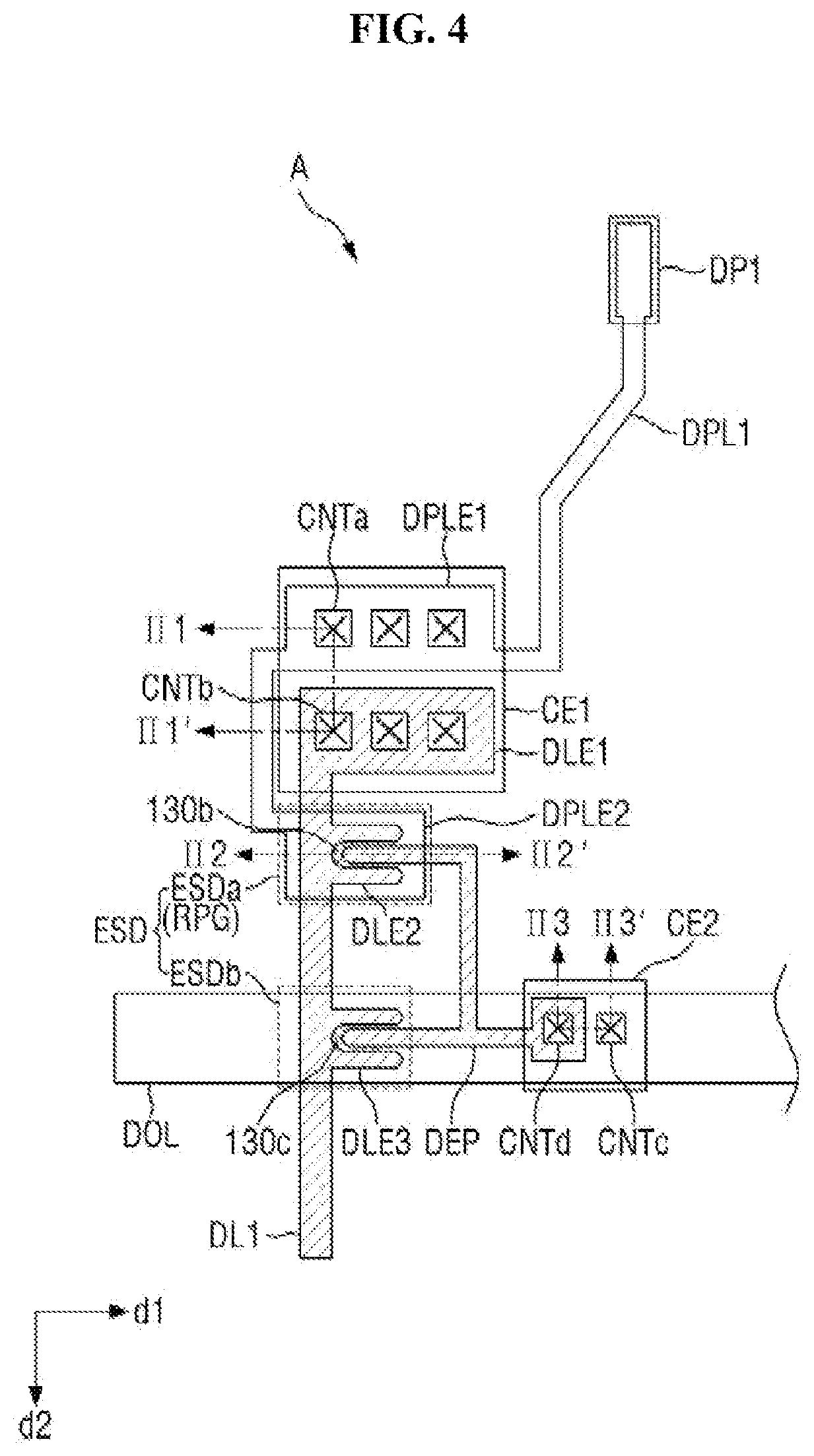 Patent US12147132 Figure 4 – Display device