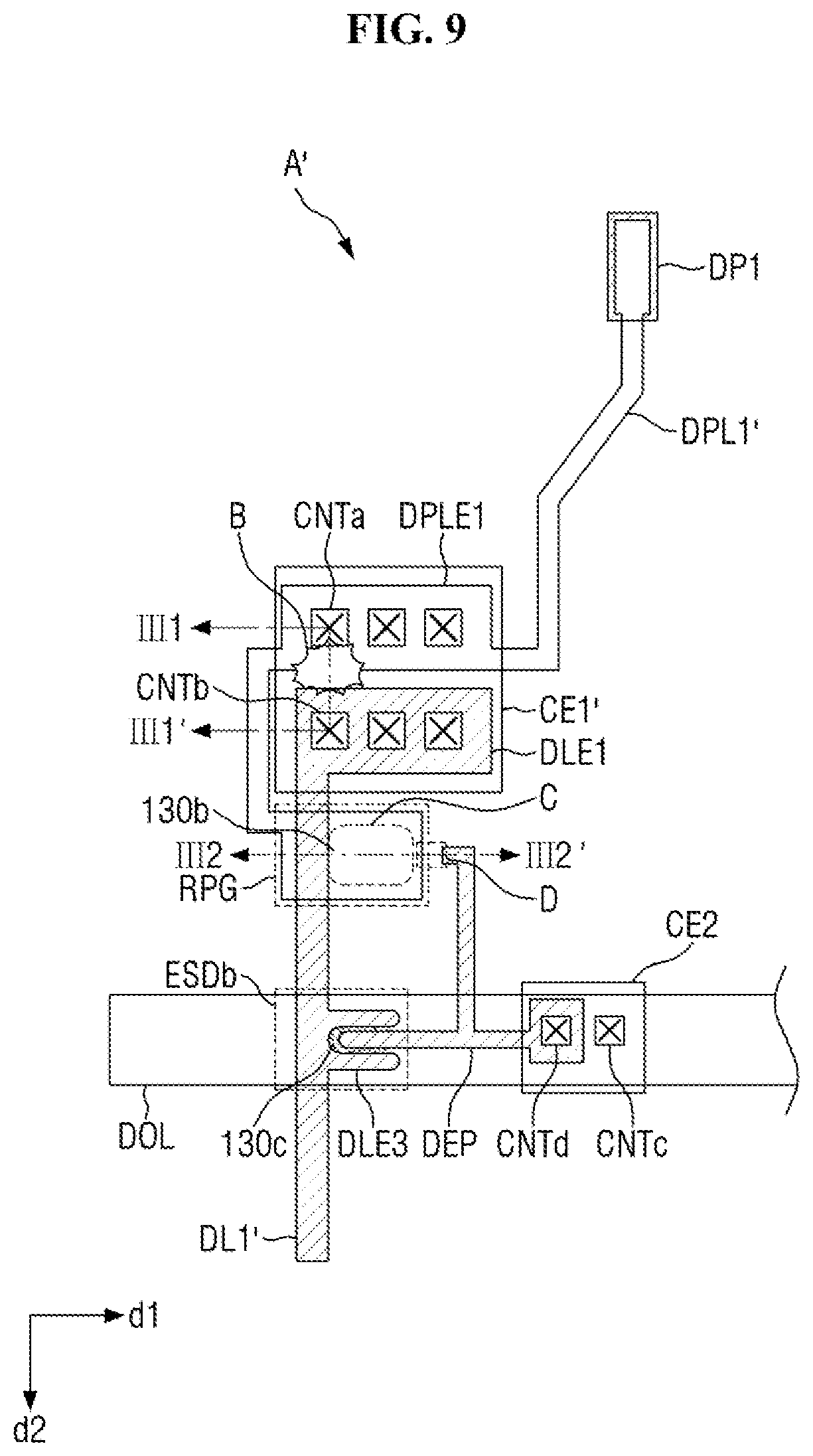 Patent US12147132 Figure 9 – Display device