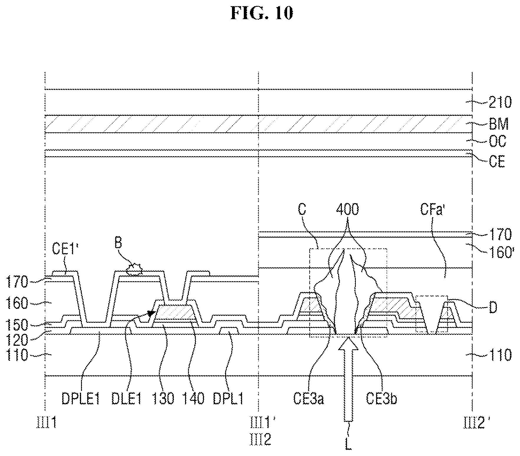 Patent US12147132 Figure 10 – Display device