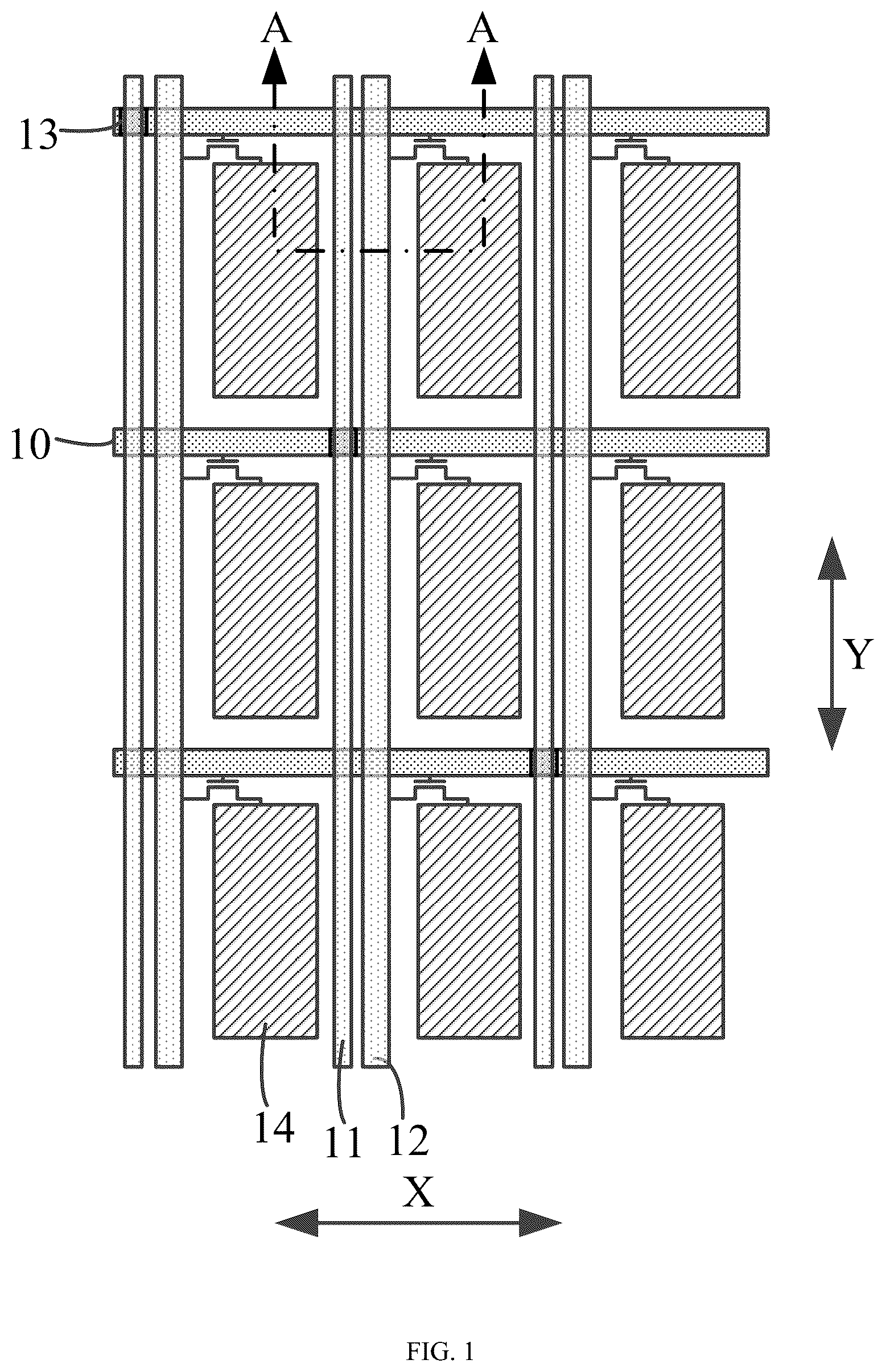 Patent US12147137 Figure 1 – Array substrate and display panel